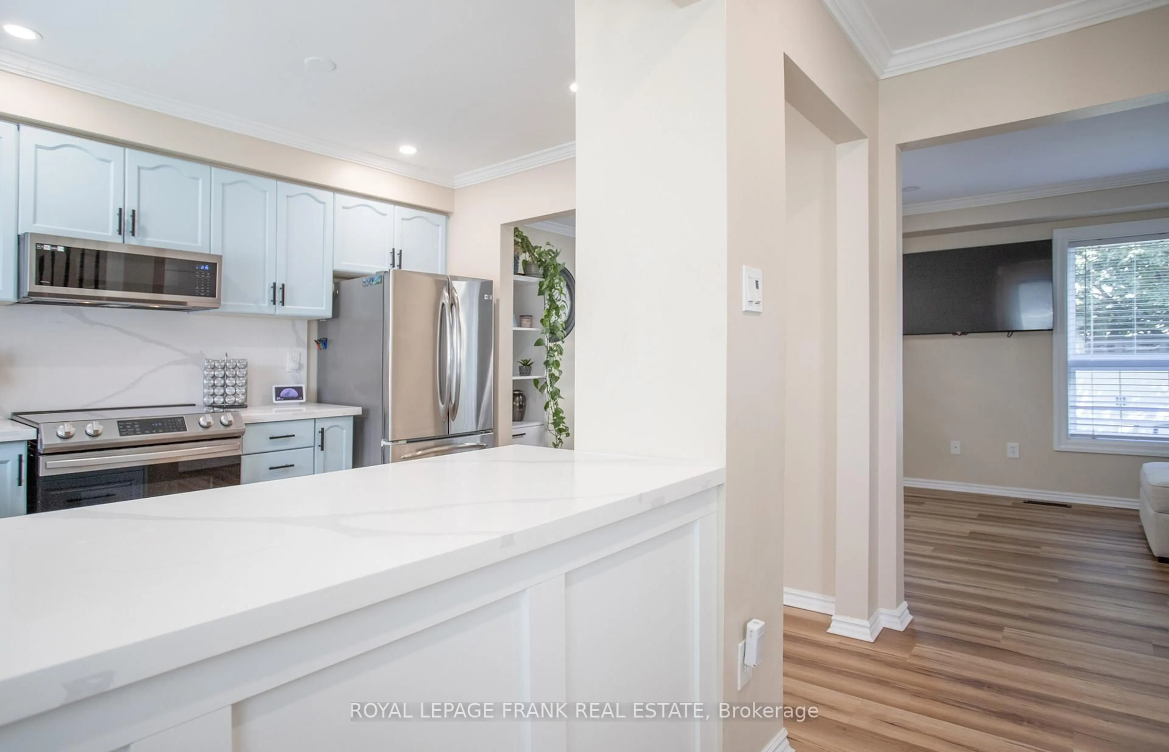 Open concept kitchen, unknown for 57 Elford Dr, Clarington Ontario L1C 4R4