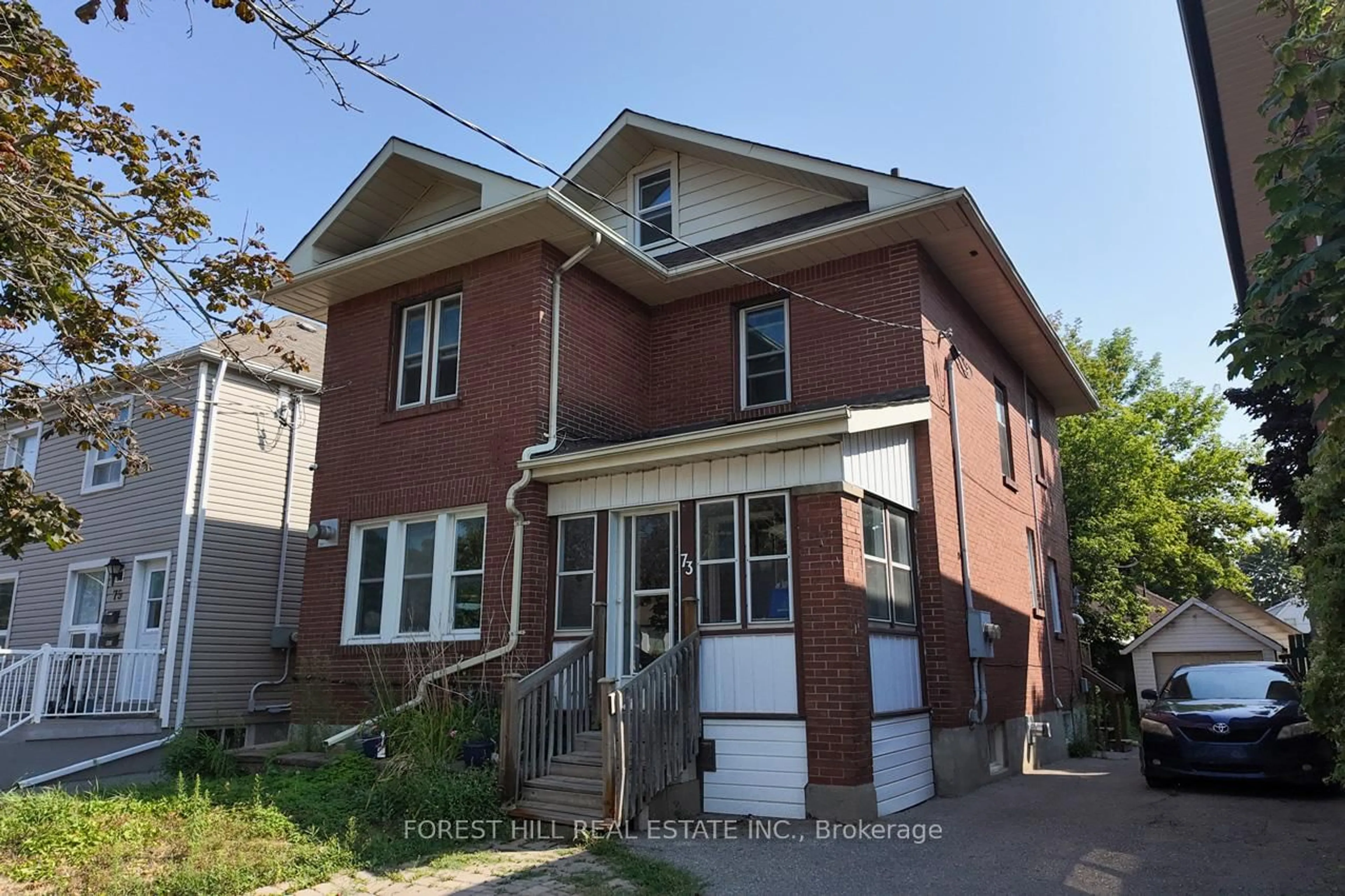 Home with brick exterior material, street for 73 Patricia Ave, Oshawa Ontario L1G 5X7
