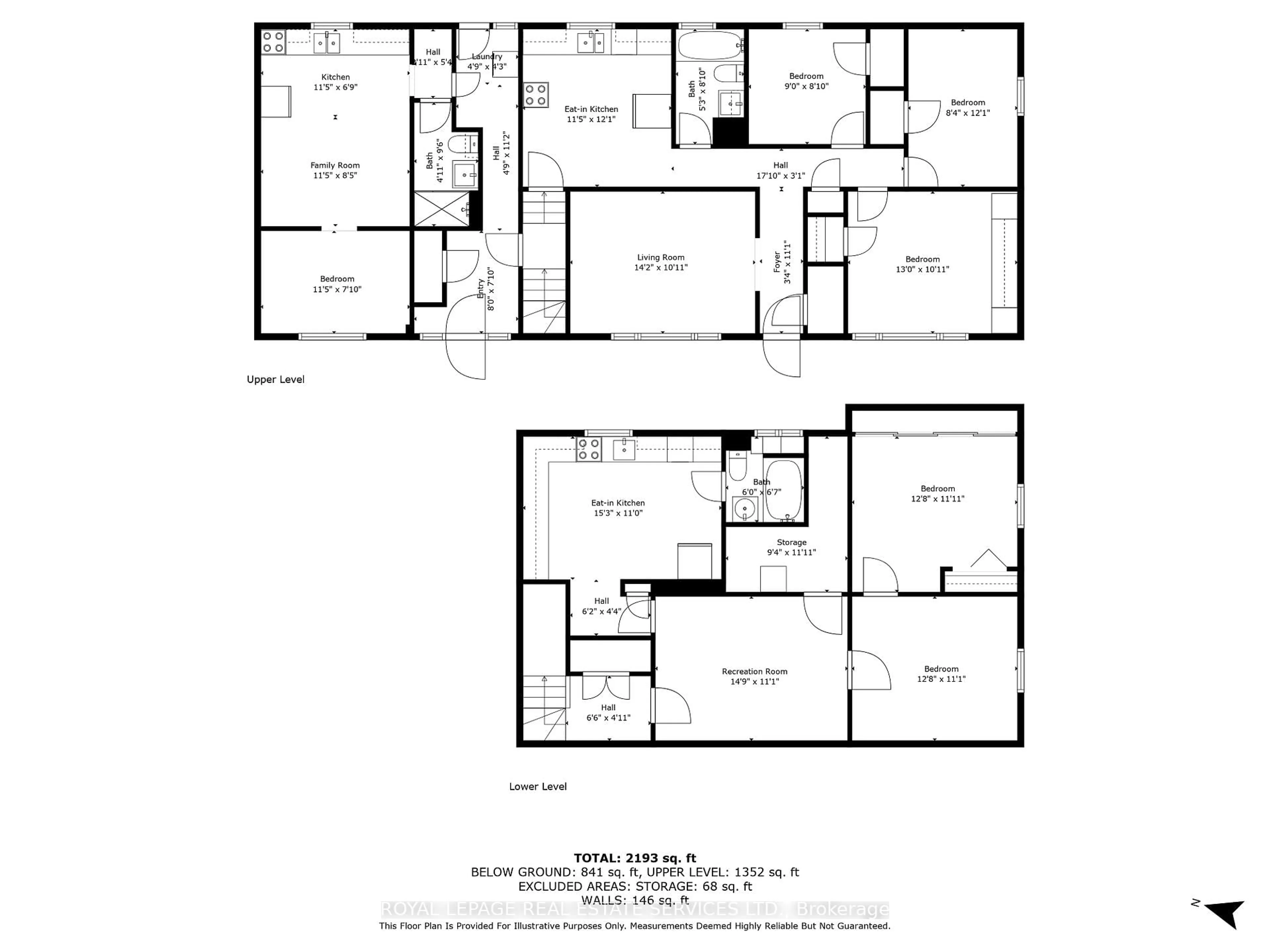 Floor plan for 147 Poplar Rd, Toronto Ontario M1E 1Z8