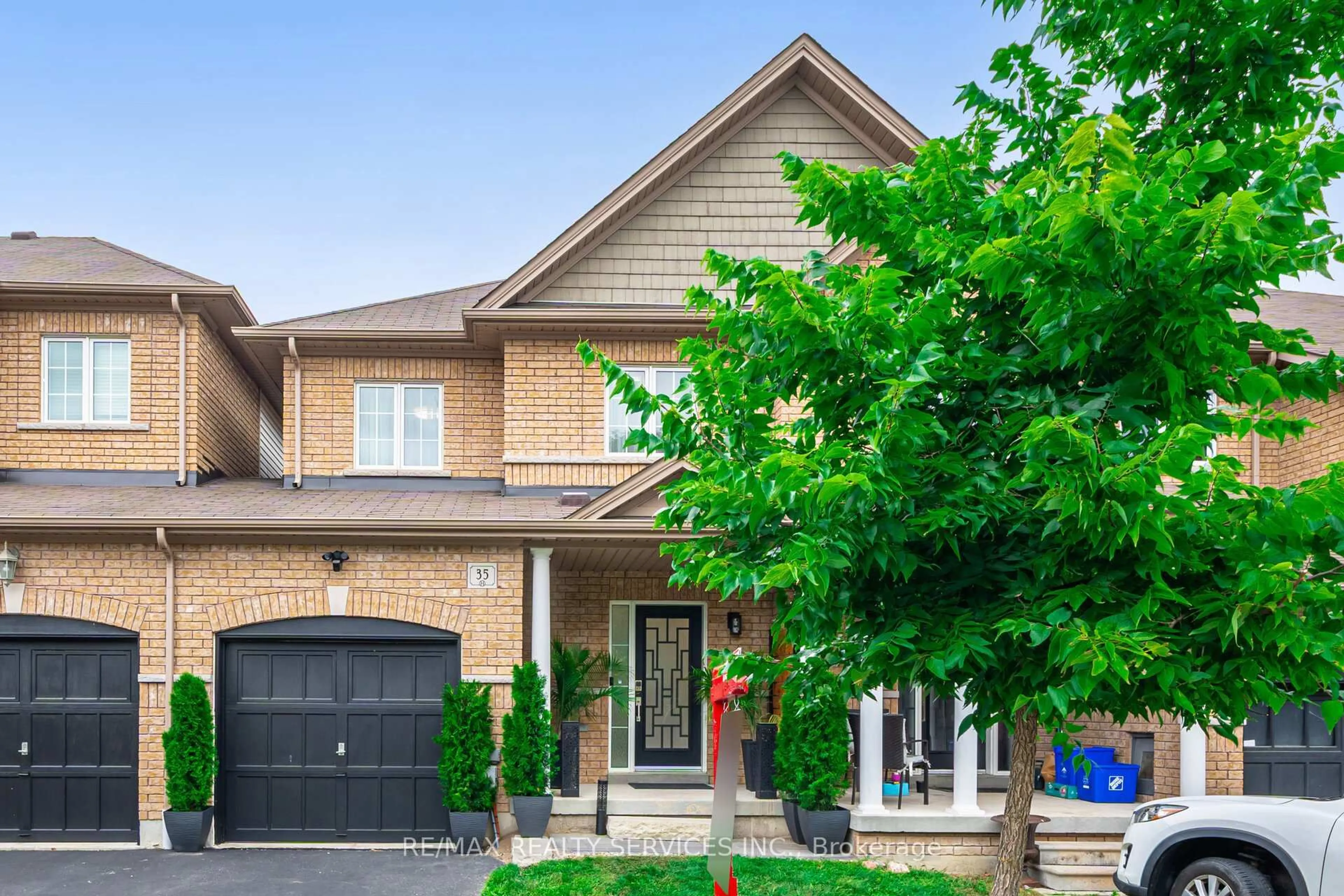 Home with brick exterior material, street for 35 Luce Dr, Ajax Ontario L1Z 0K2