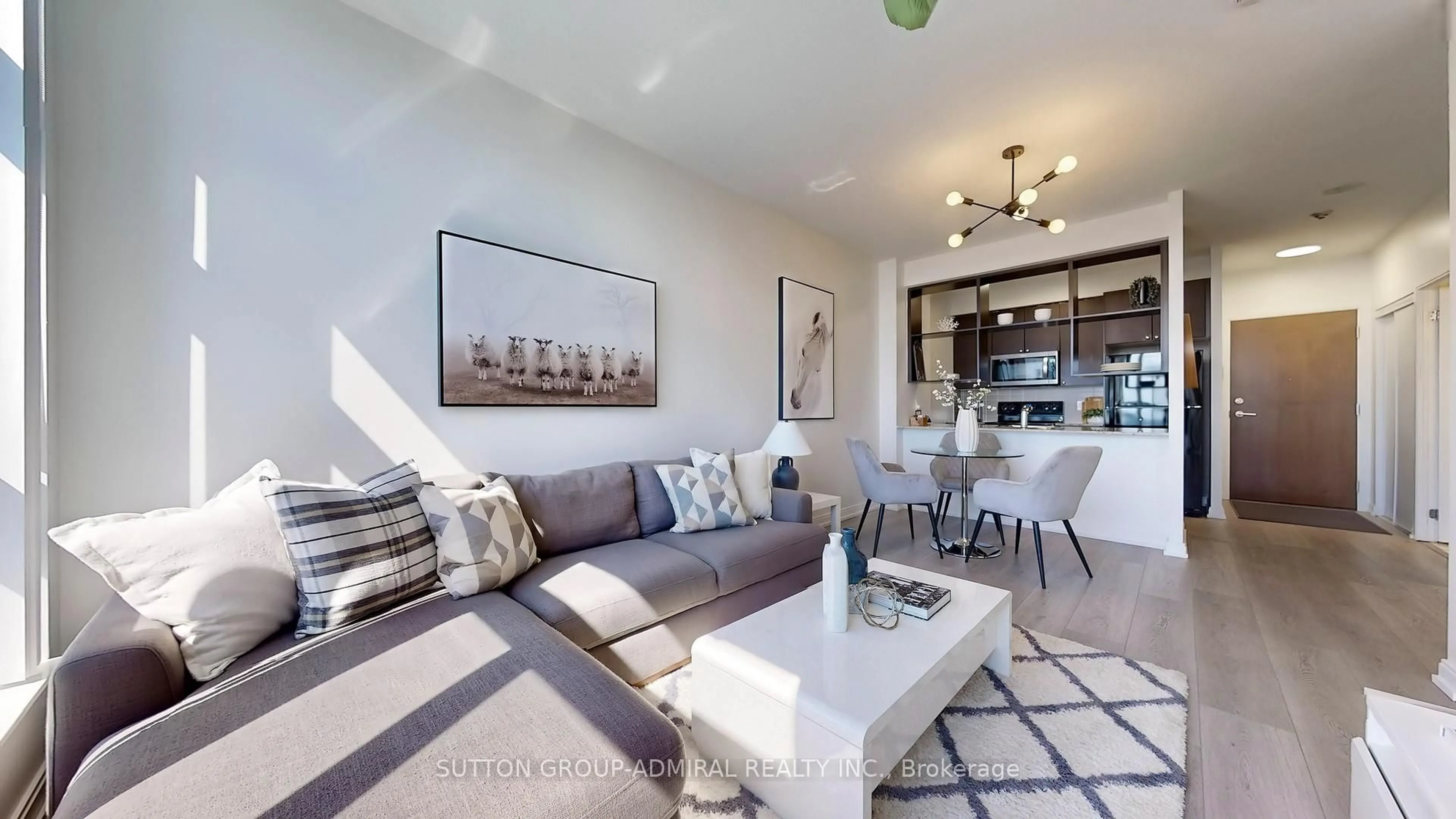 Living room with furniture, unknown for 181 Village Green Sq #PH15, Toronto Ontario M1S 0K6