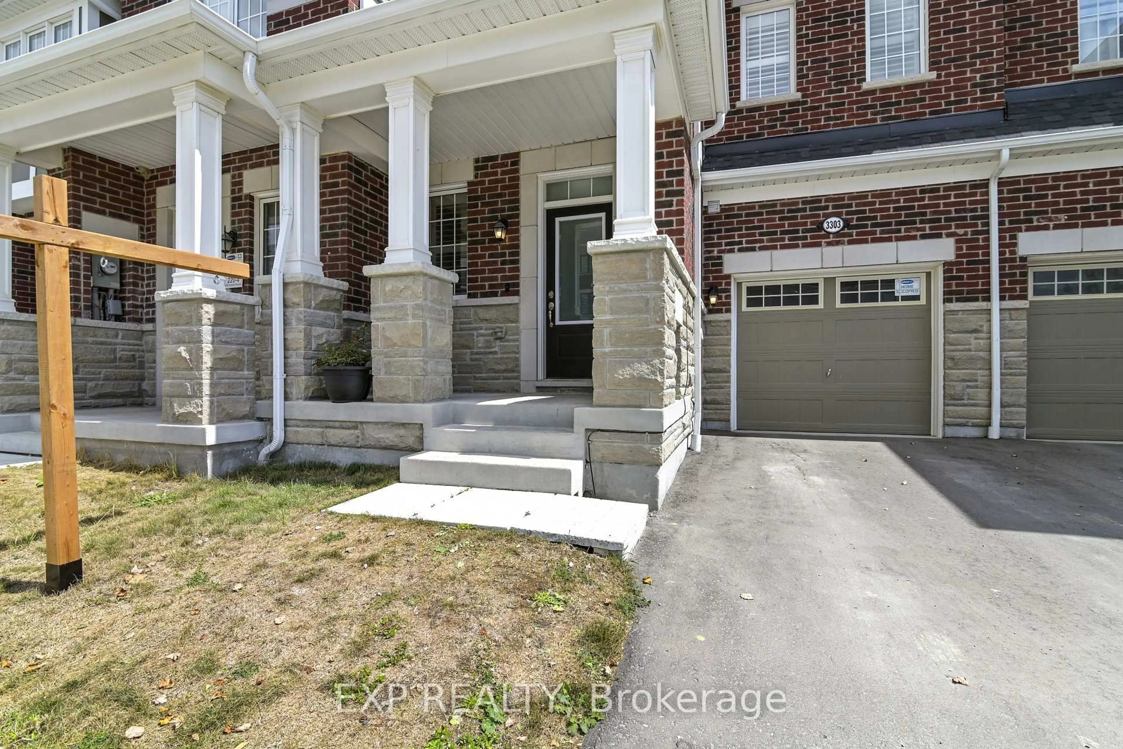 Home with brick exterior material, street for 3303 Thunderbird Prom, Pickering Ontario L1X 0N4