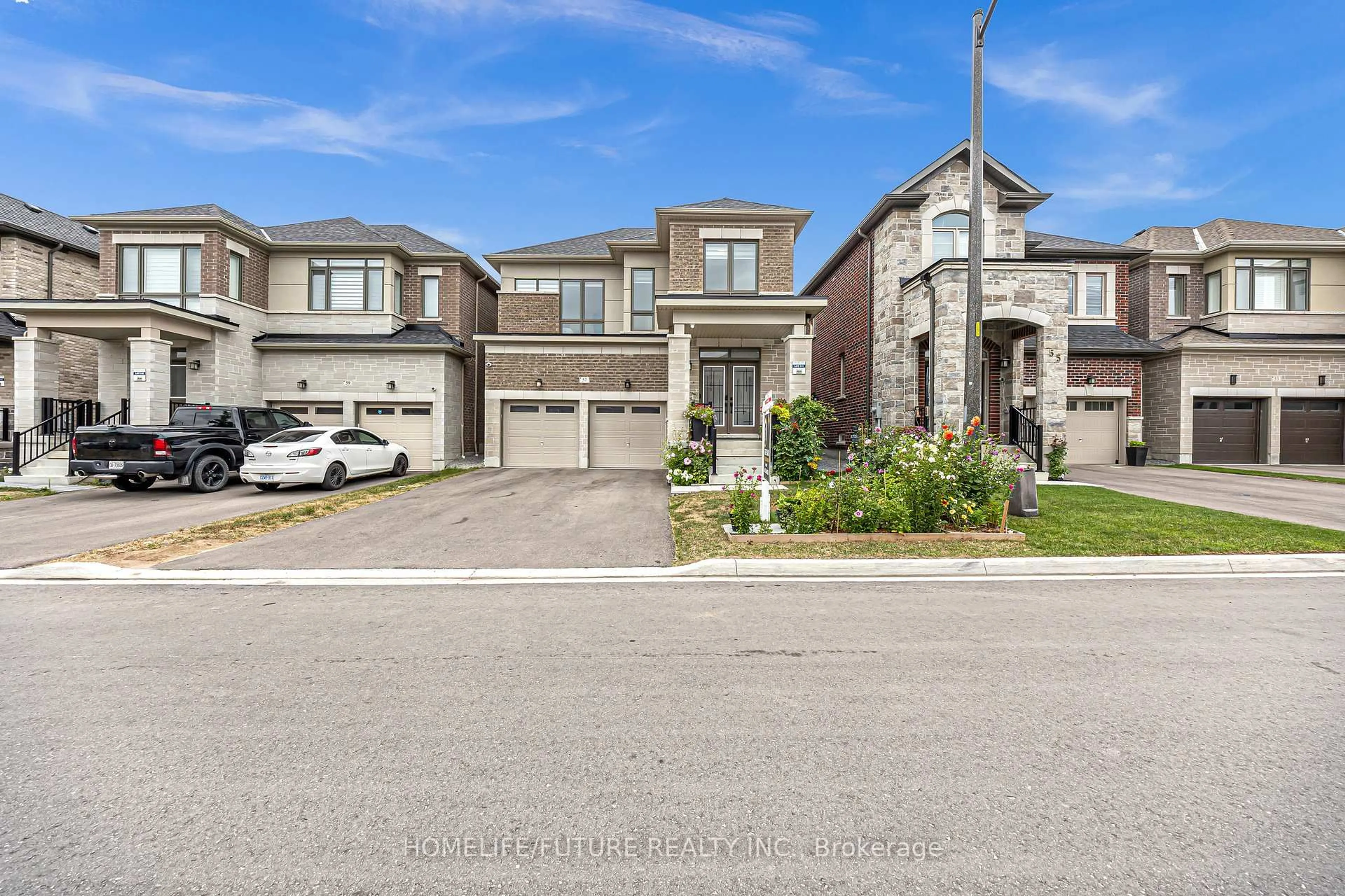 Home with brick exterior material, street for 57 Priory Dr, Whitby Ontario L1P 0L2