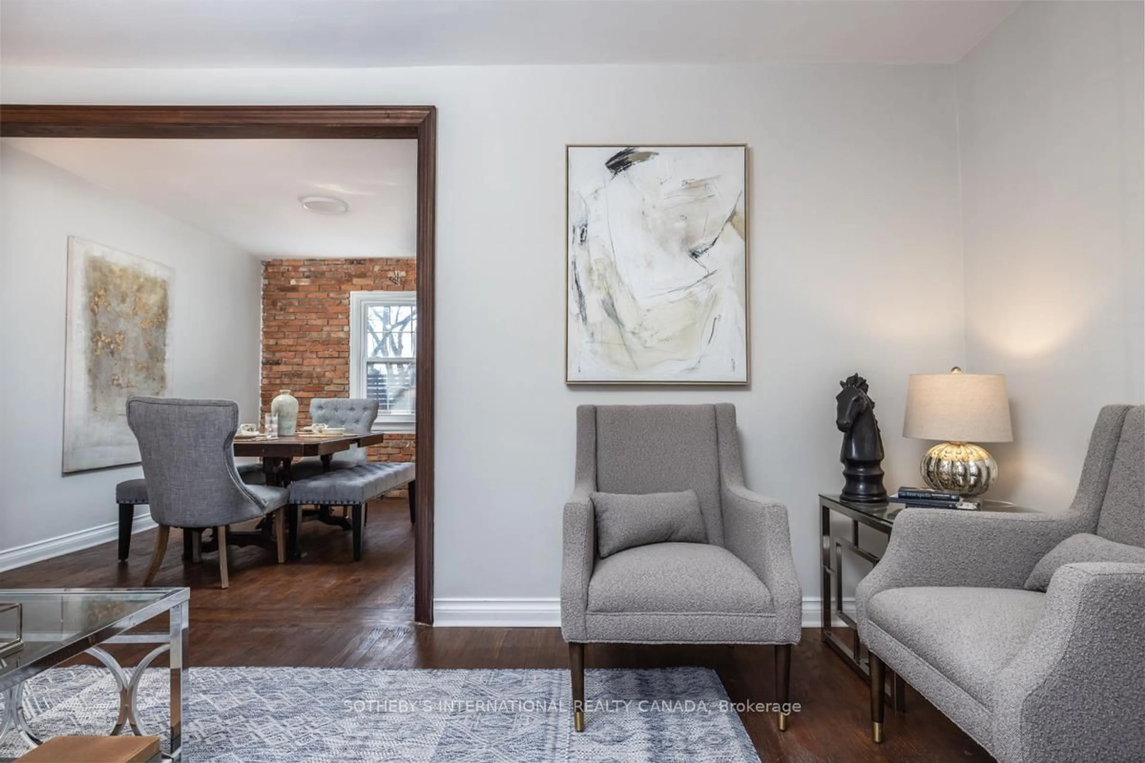 Living room with furniture, unknown for 33 Southmead Rd, Toronto Ontario M1L 2H9