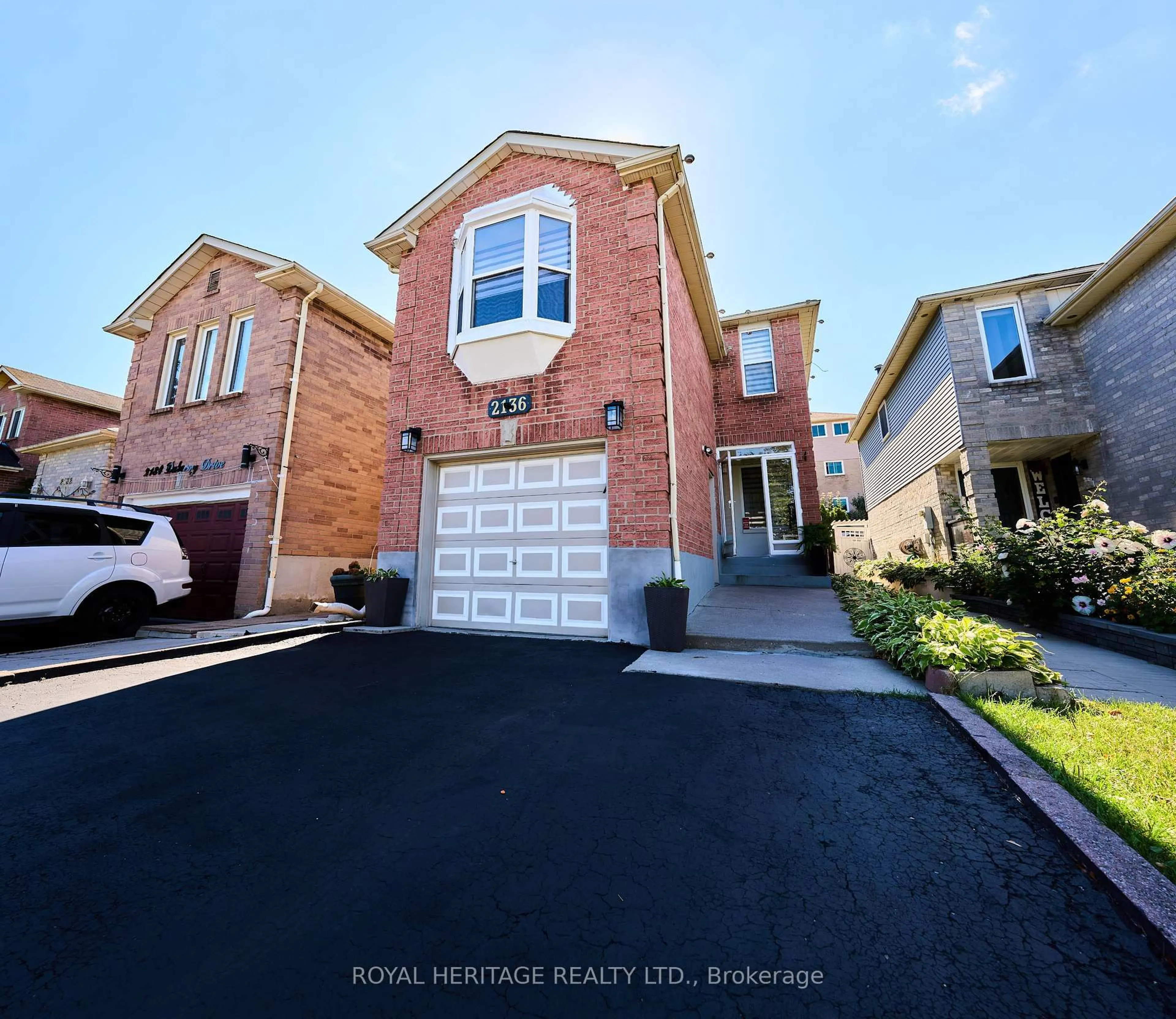 Home with brick exterior material, street for 2136 Duberry Dr, Pickering Ontario L1X 2A5