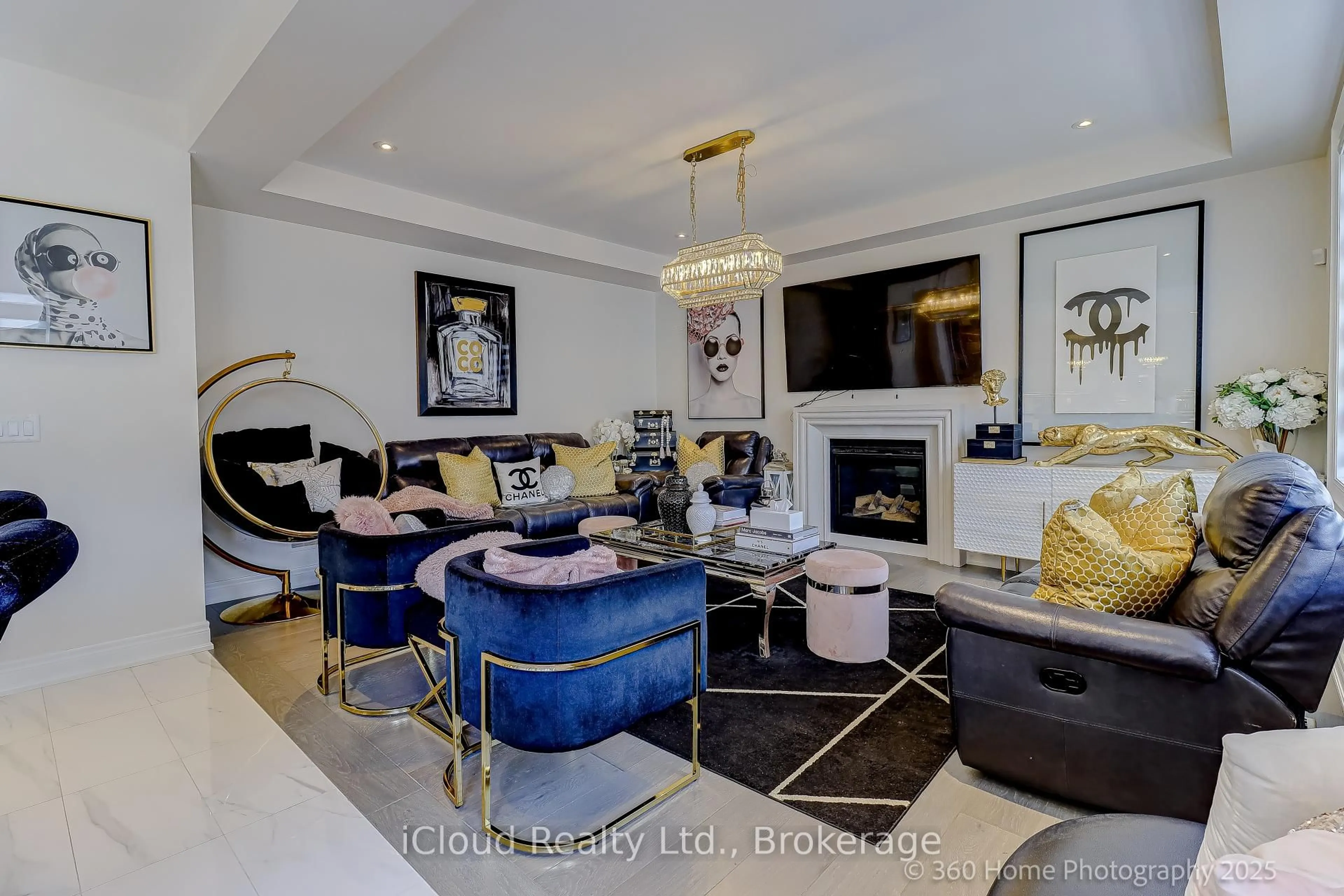 Living room with furniture, unknown for 2486 Florentine Pl, Pickering Ontario L1X 0H2