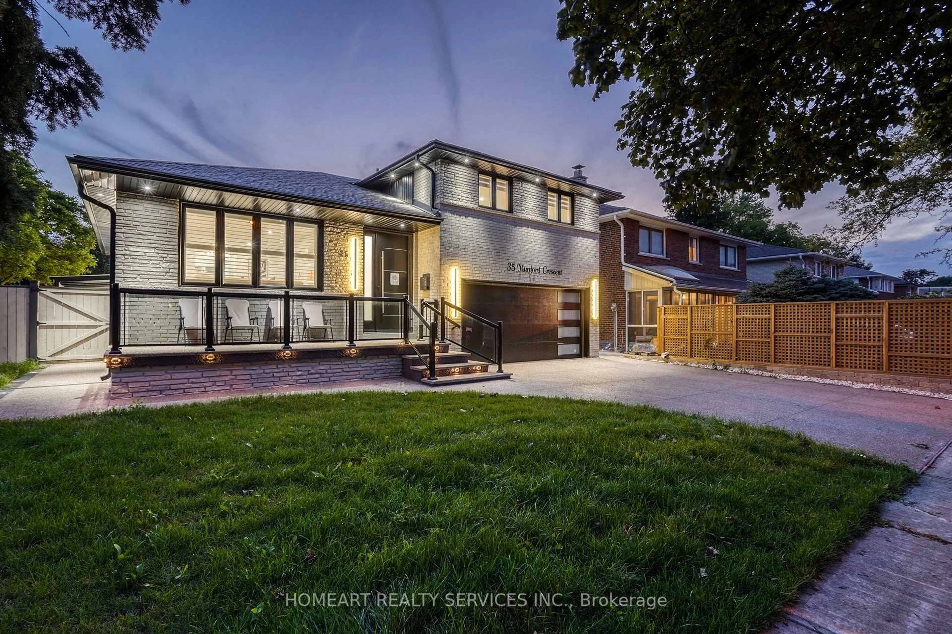 Home with brick exterior material, street for 35 Munford Cres, Toronto Ontario M4B 1B9