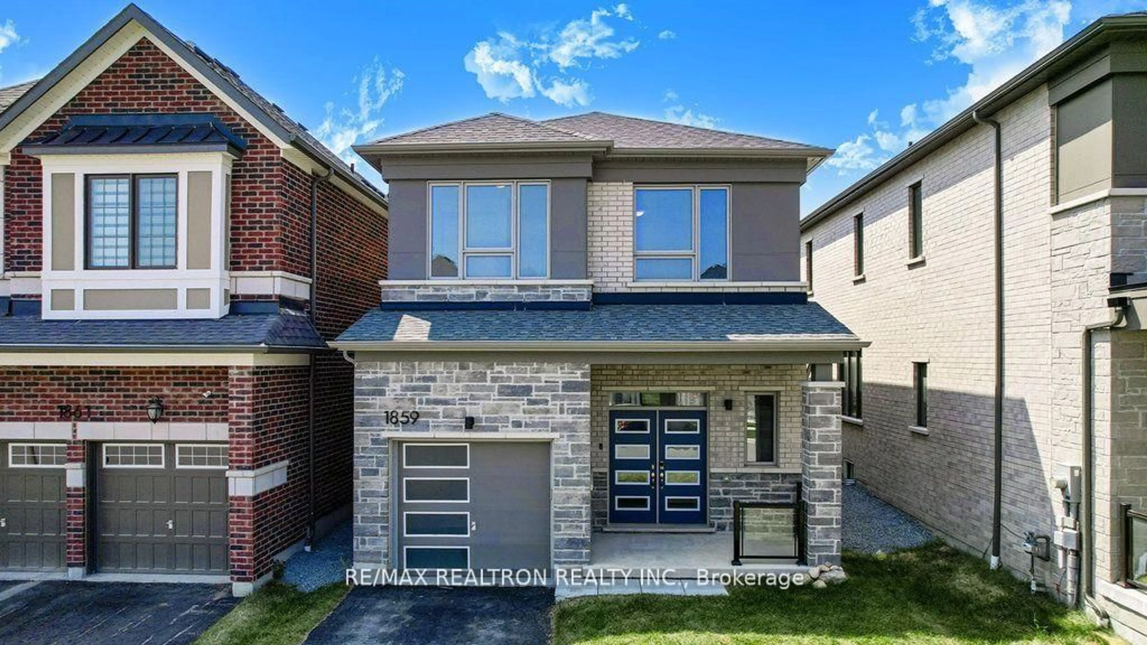 Home with brick exterior material, street for 1859 Weeping Willow Lane, Pickering Ontario L1X 0K6