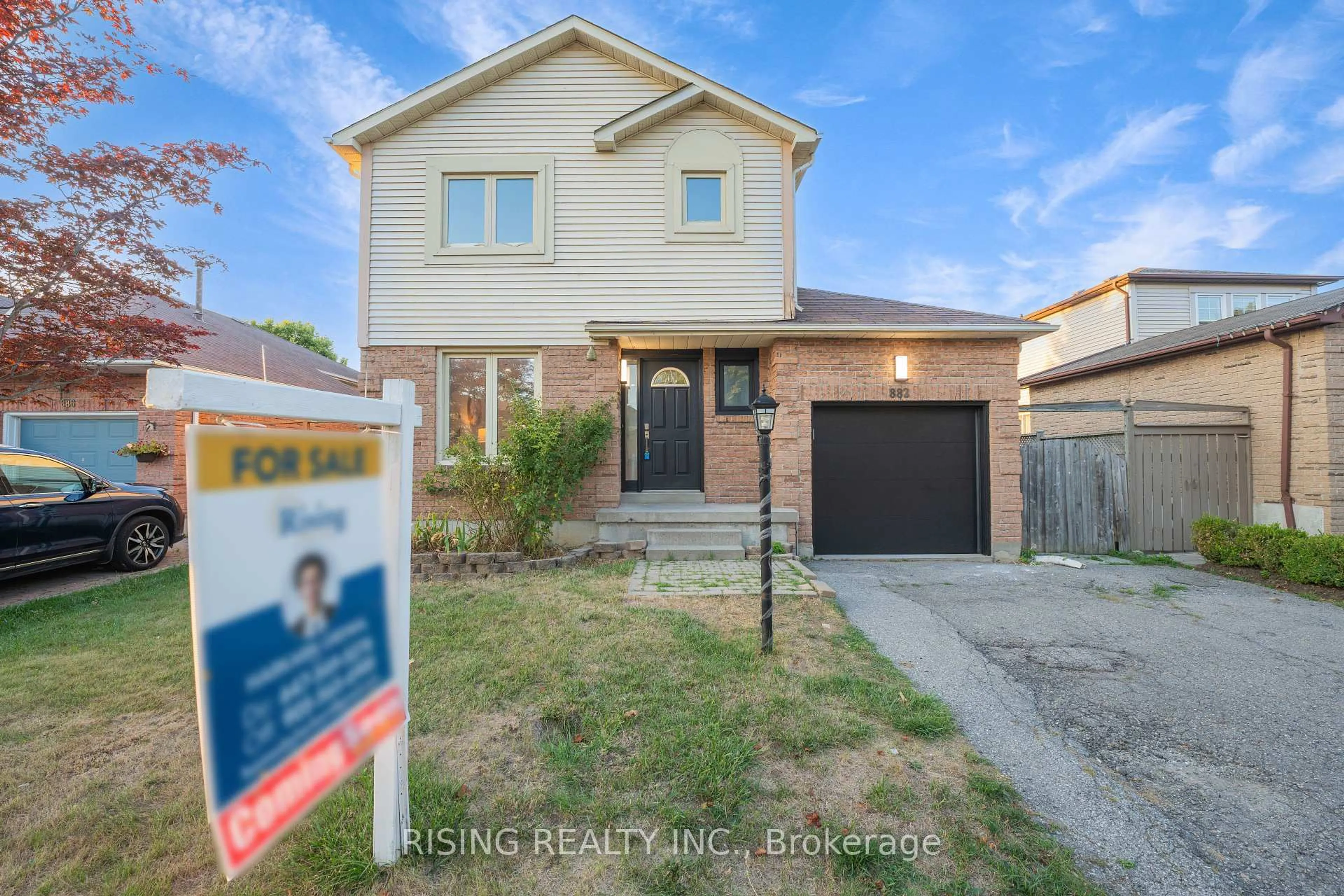 Home with brick exterior material, street for 882 Renaissance Dr, Oshawa Ontario L1J 8L1