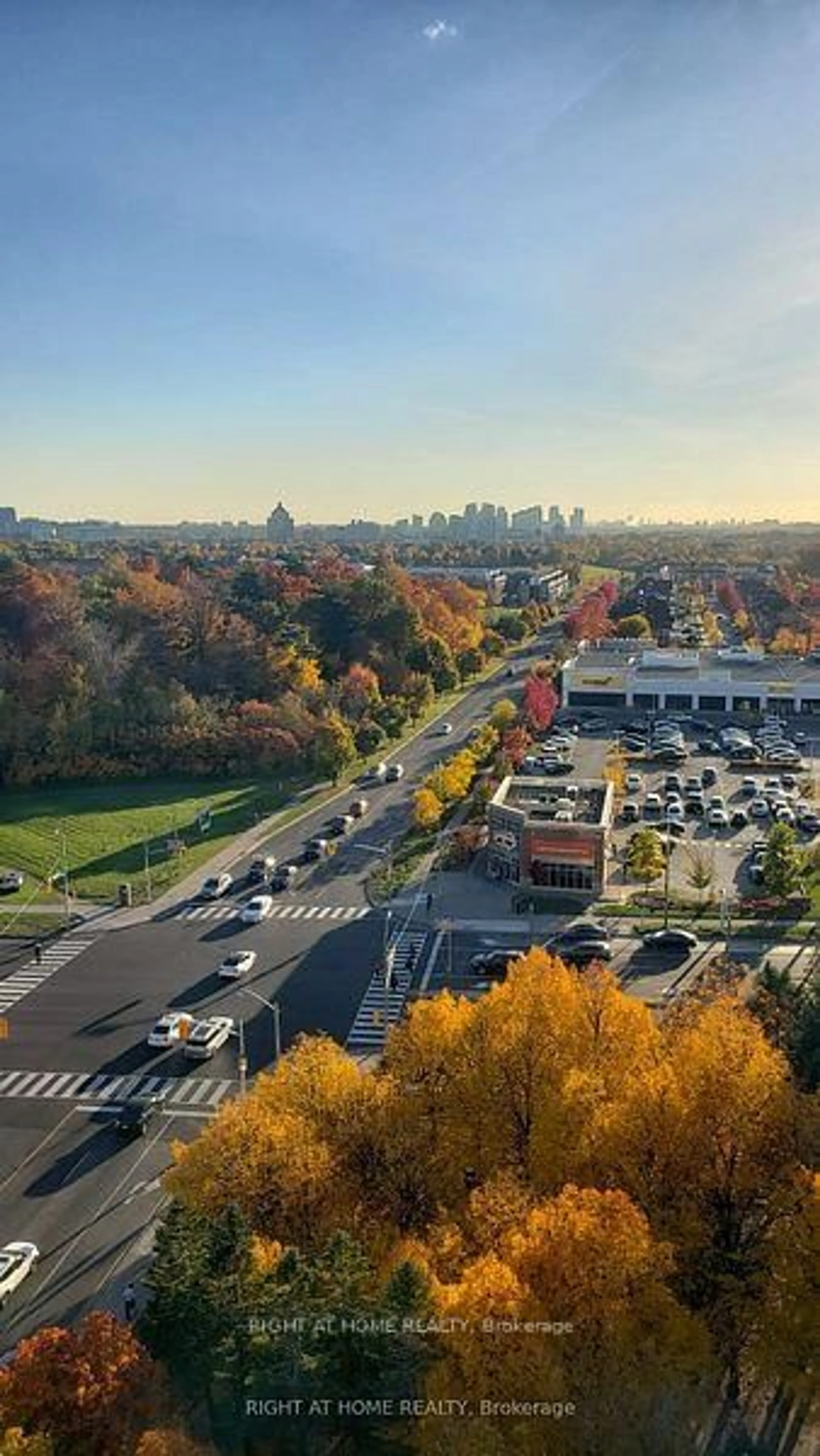 A pic from outside/outdoor area/front of a property/back of a property/a pic from drone, city buildings view from balcony for 410 Mclevin Ave, Toronto Ontario M1B 5J5