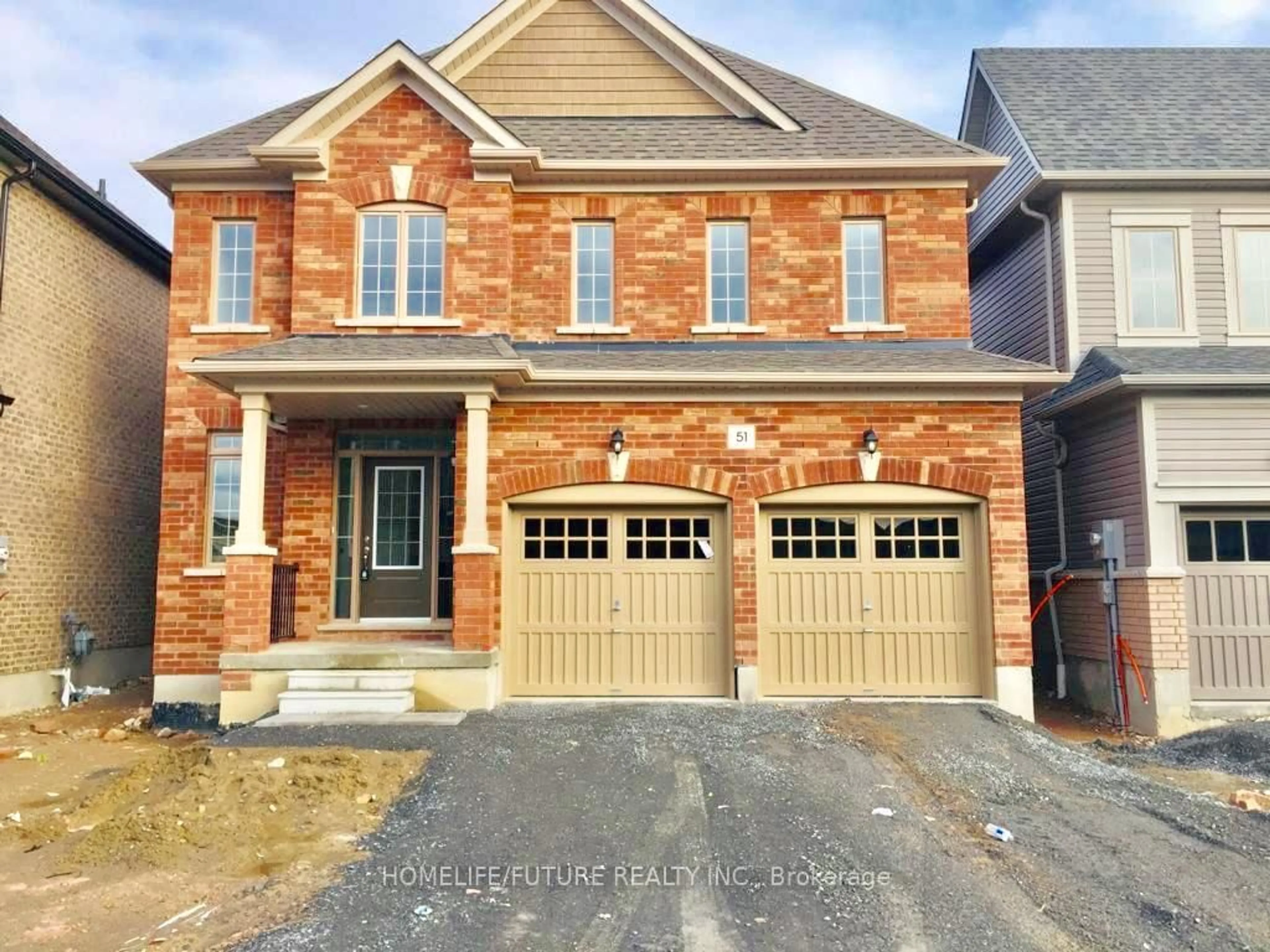 Home with brick exterior material, street for 51 Arthur McLaughlin St, Clarington Ontario L1C 0T6