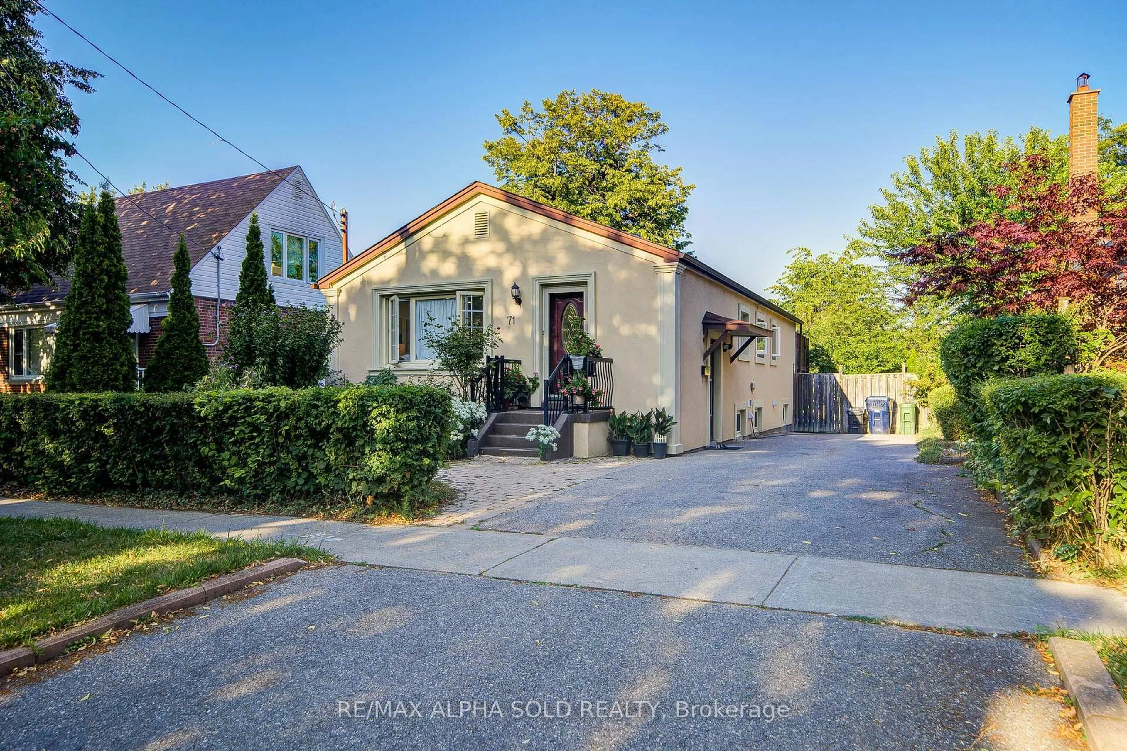 Home with brick exterior material, street for 71 Vauxhall Dr, Toronto Ontario M1P 1R1