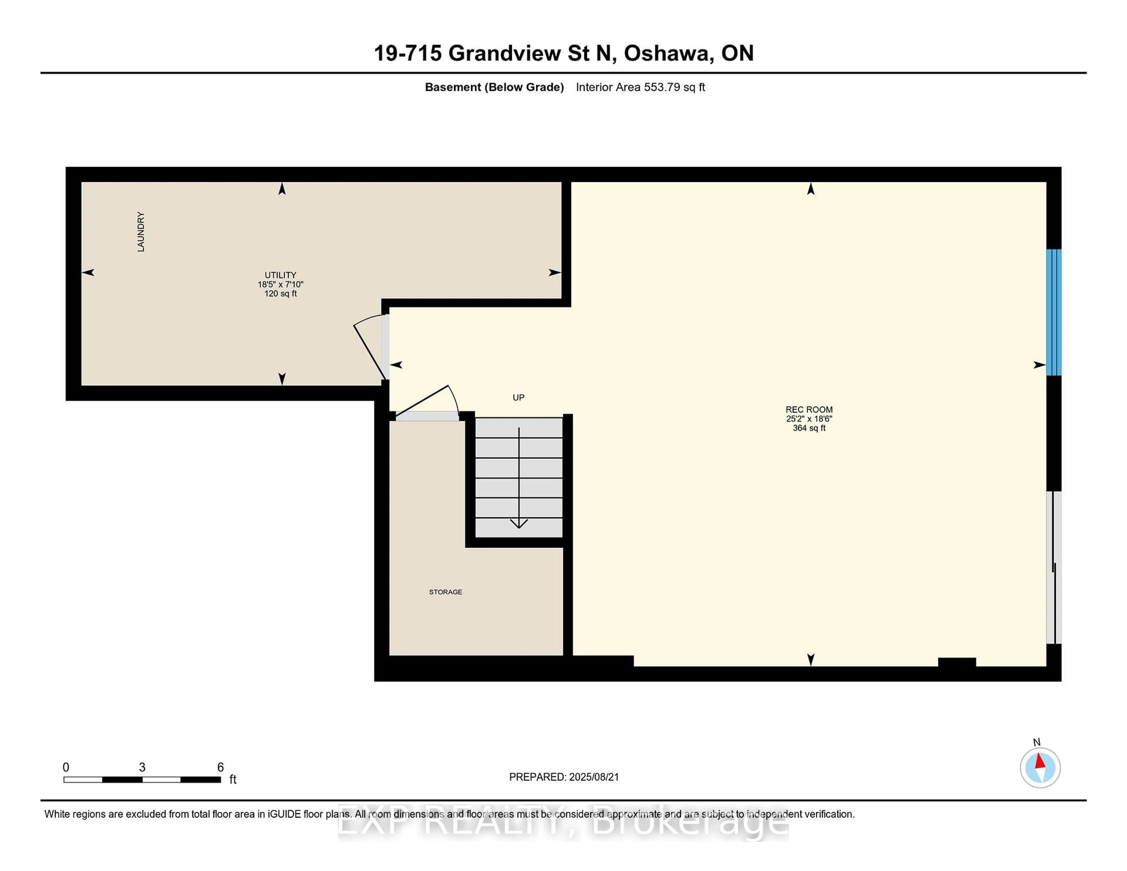 Floor plan for 715 Grandview St #19, Oshawa Ontario L1K 0N2