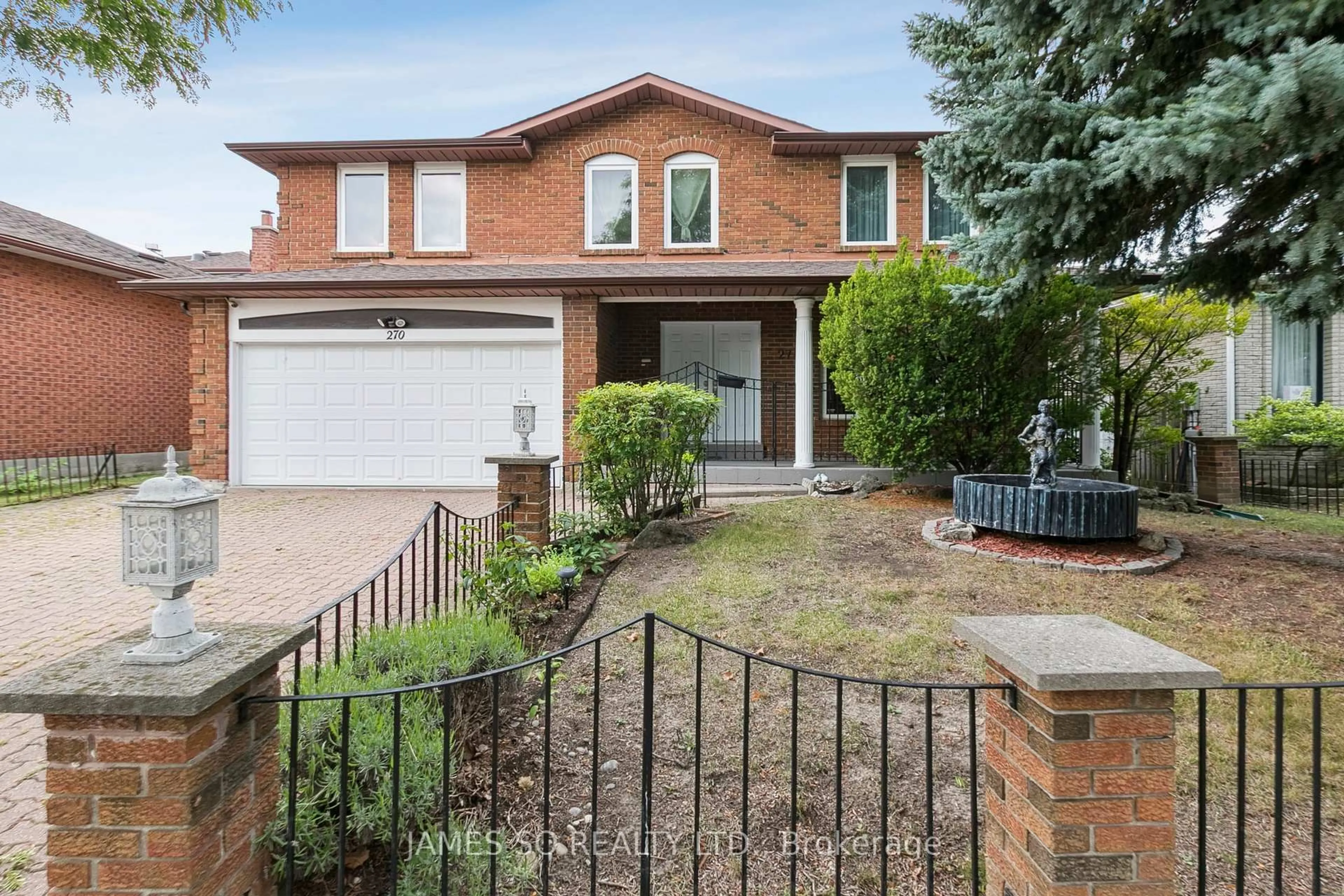 Home with brick exterior material, street for 270 Huntsmill Blvd, Toronto Ontario M1W 3C7