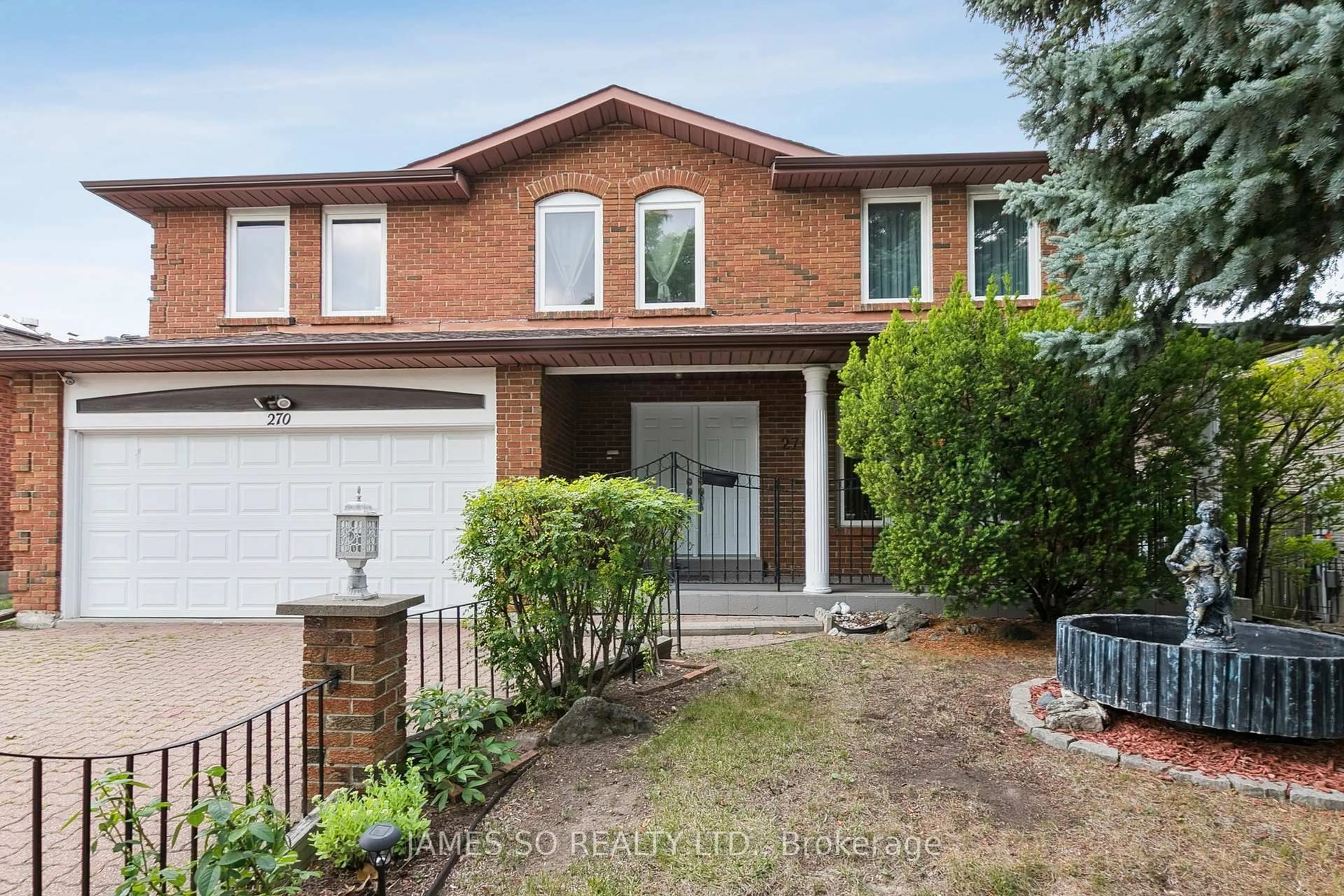 Home with brick exterior material, street for 270 Huntsmill Blvd, Toronto Ontario M1W 3C7