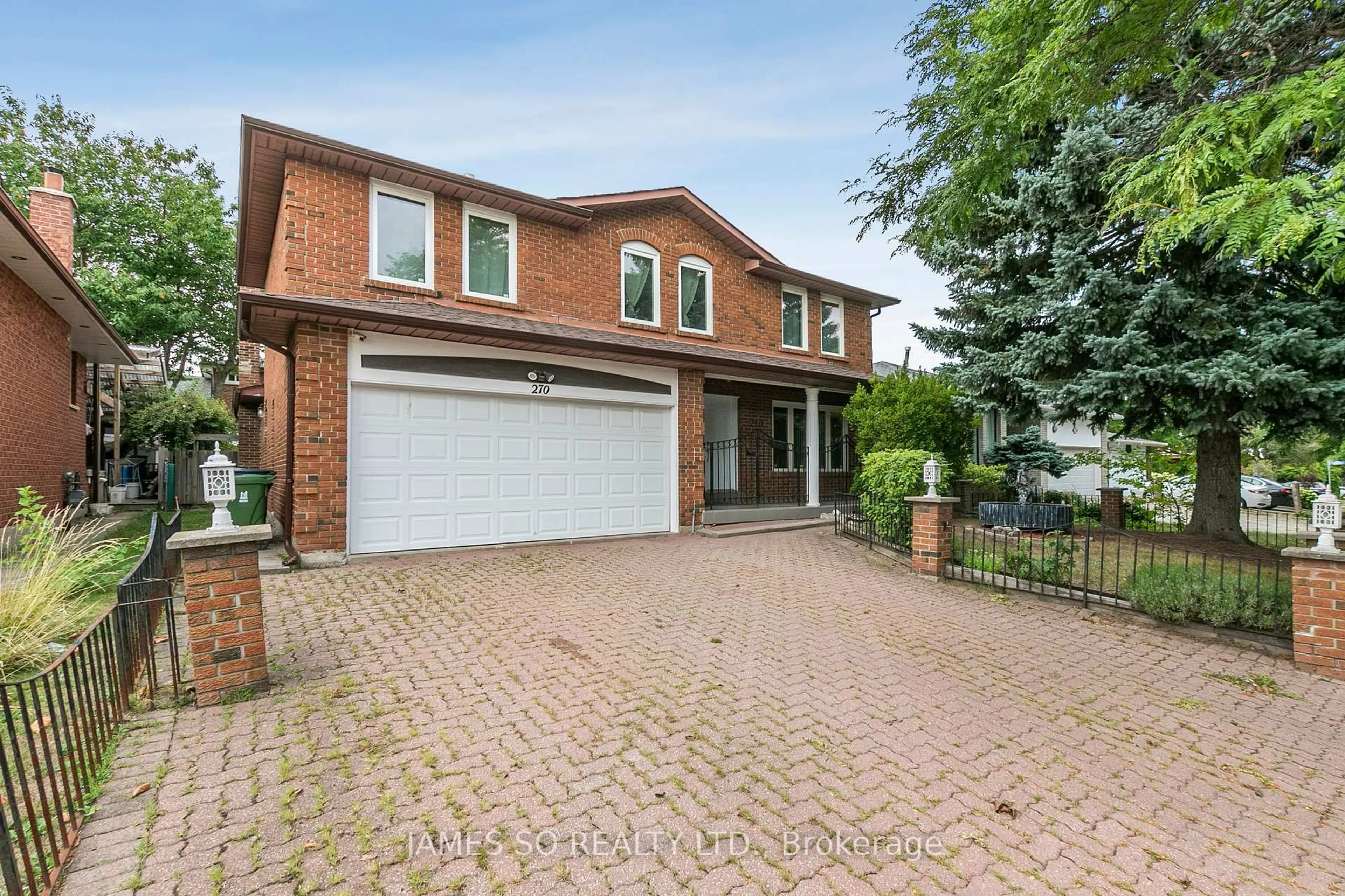 Home with brick exterior material, street for 270 Huntsmill Blvd, Toronto Ontario M1W 3C7