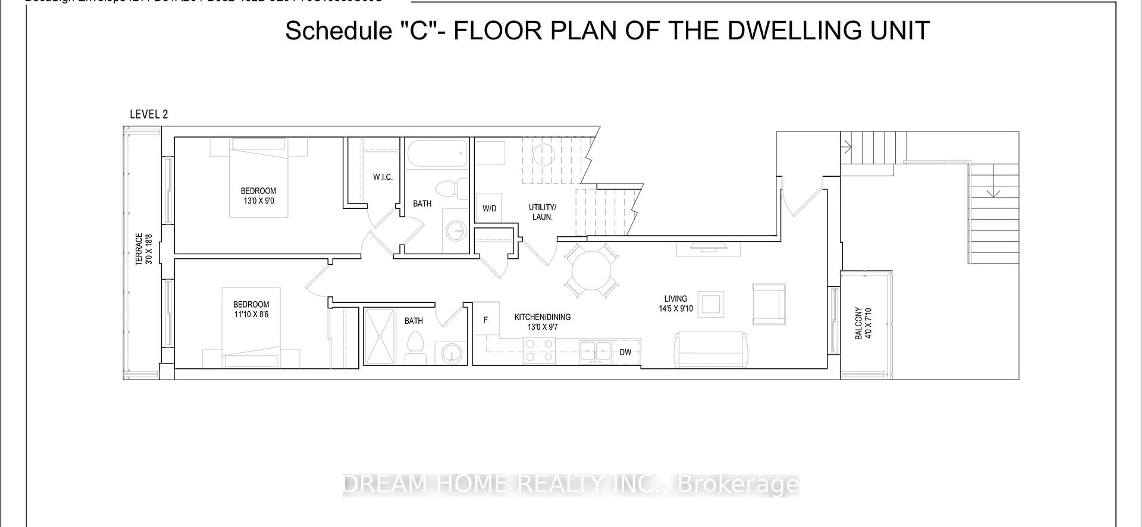 Floor plan for 3425 Sheppard Ave #205, Toronto Ontario M1T 3K5