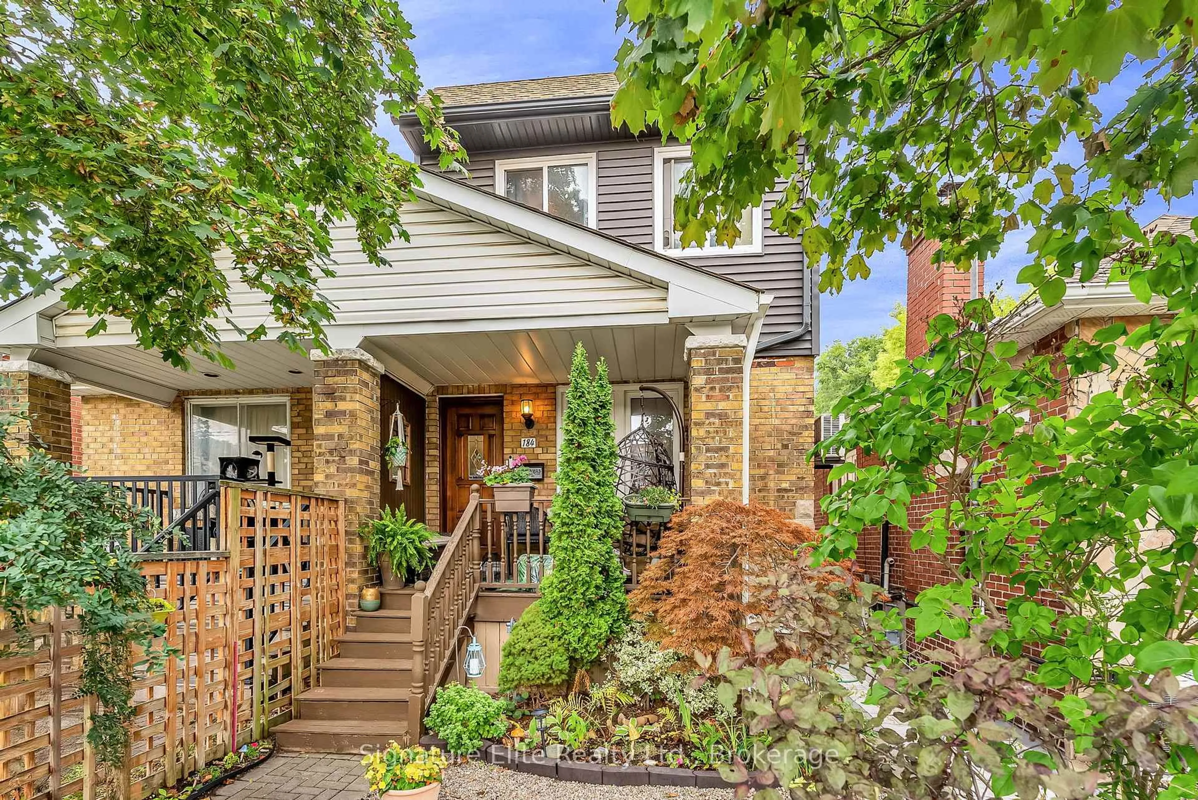 Home with brick exterior material, street for 184 Swanwick Ave, Toronto Ontario M4E 2A6