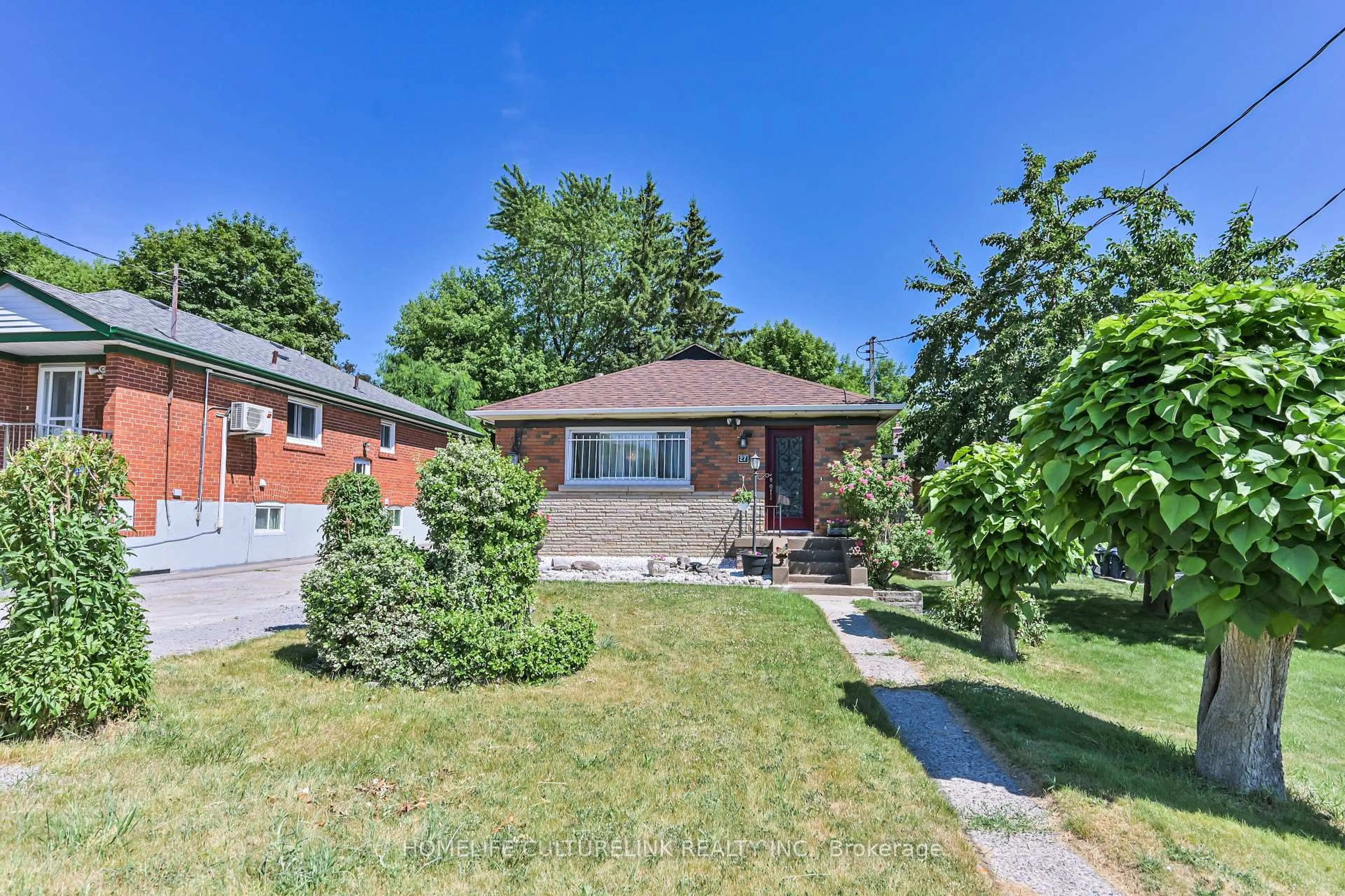 Home with brick exterior material, street for 27 Anticosti Dr, Toronto Ontario M1J 1V4