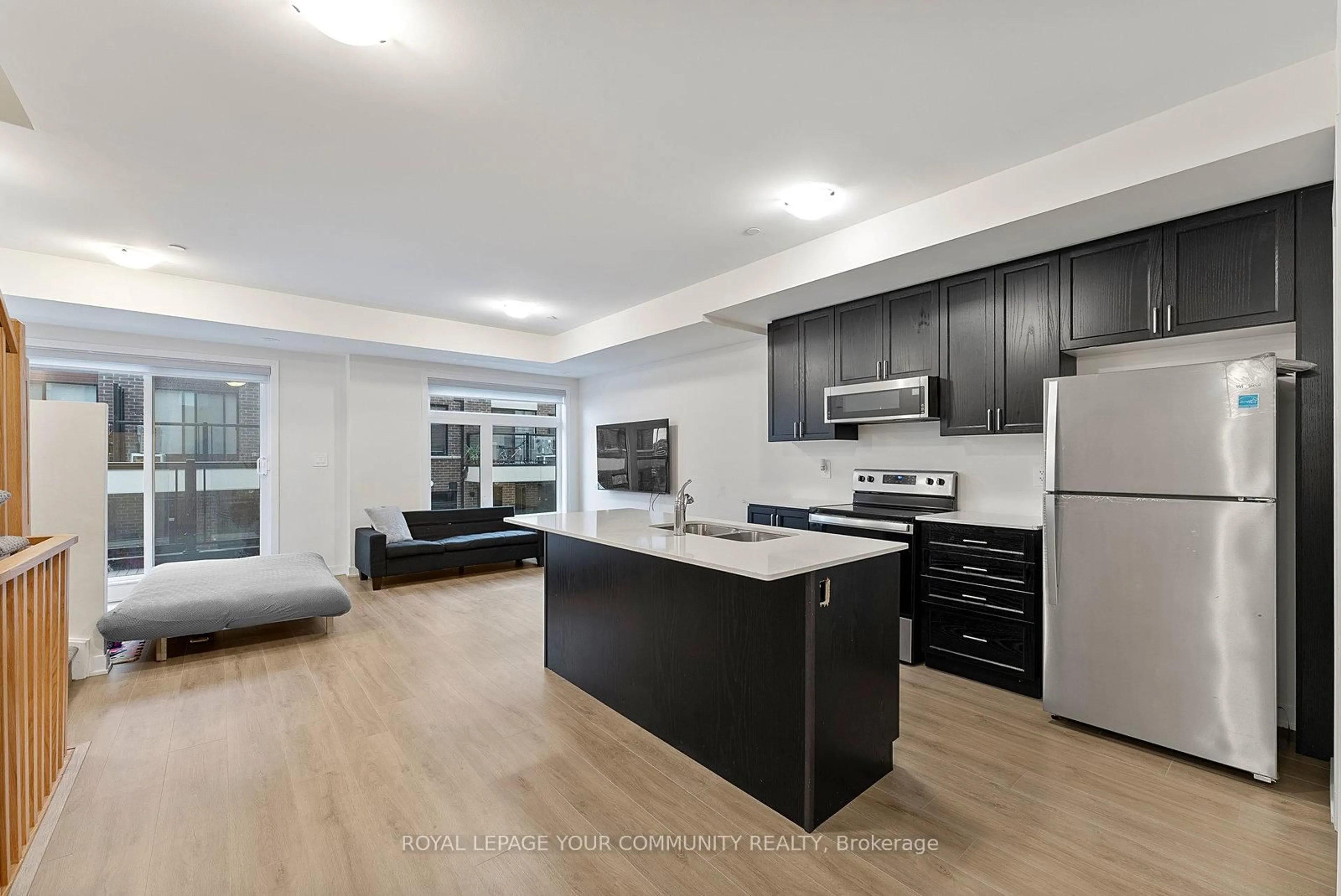 Open concept kitchen, unknown for 755 Omega Dr #117, Pickering Ontario L1V 0H1