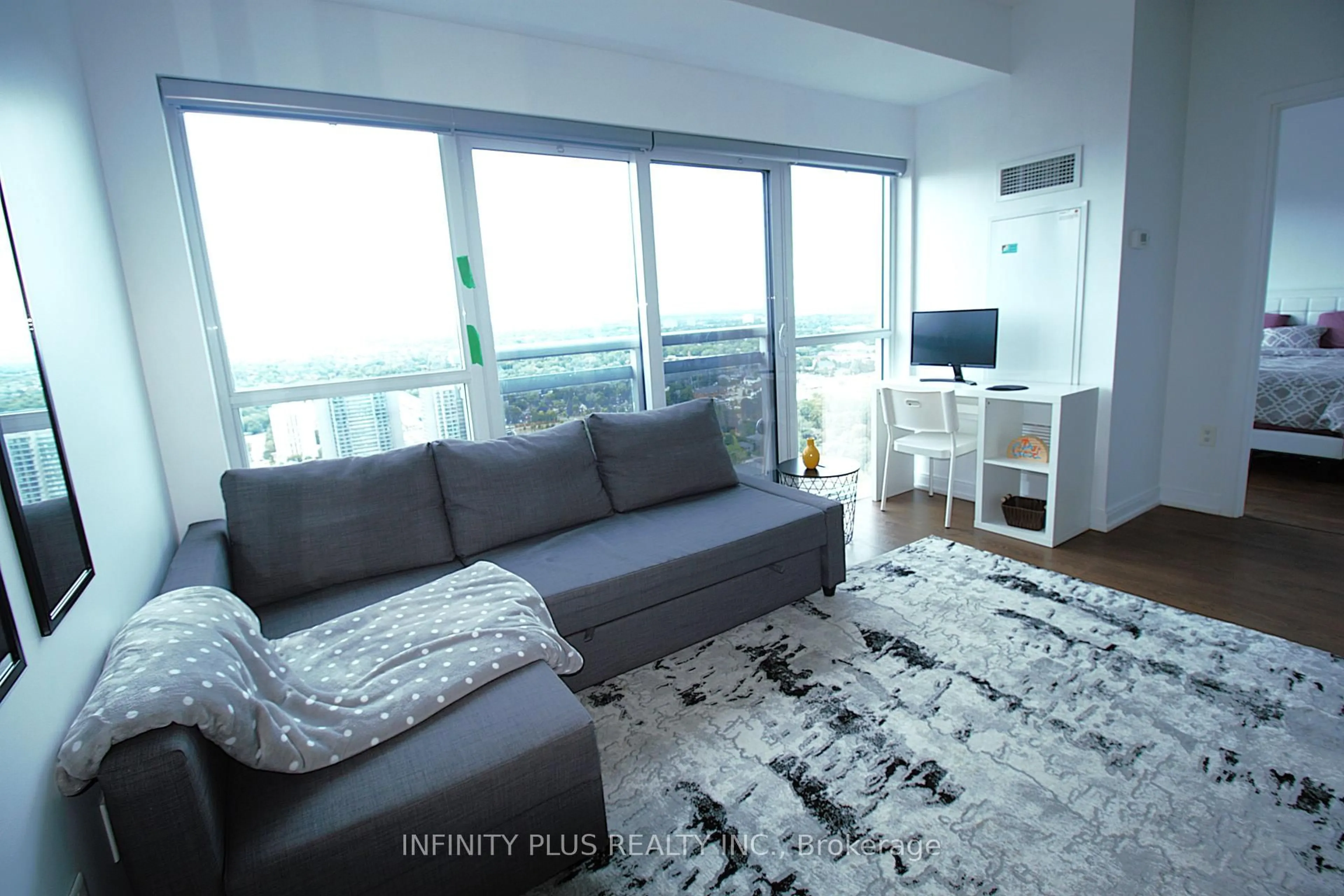 Living room with furniture, unknown for 275 Village Green Sq #3419, Toronto Ontario M1S 0L8