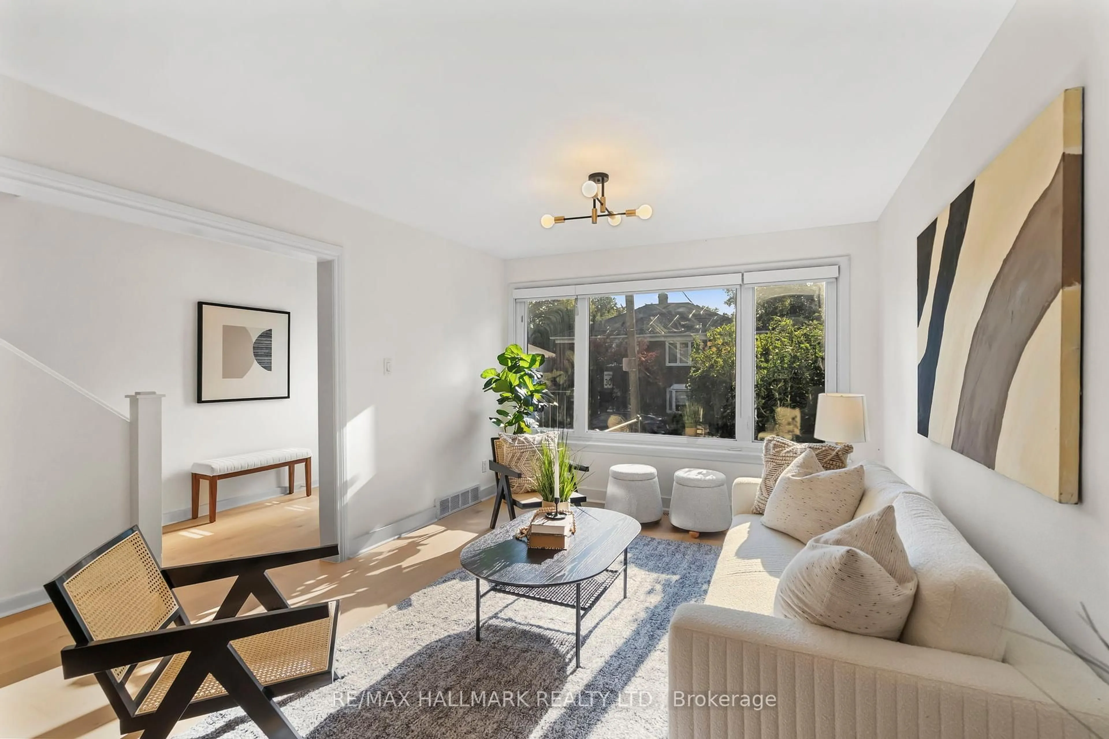 Living room with furniture, unknown for 153 Bellefair Ave, Toronto Ontario M4L 3V1