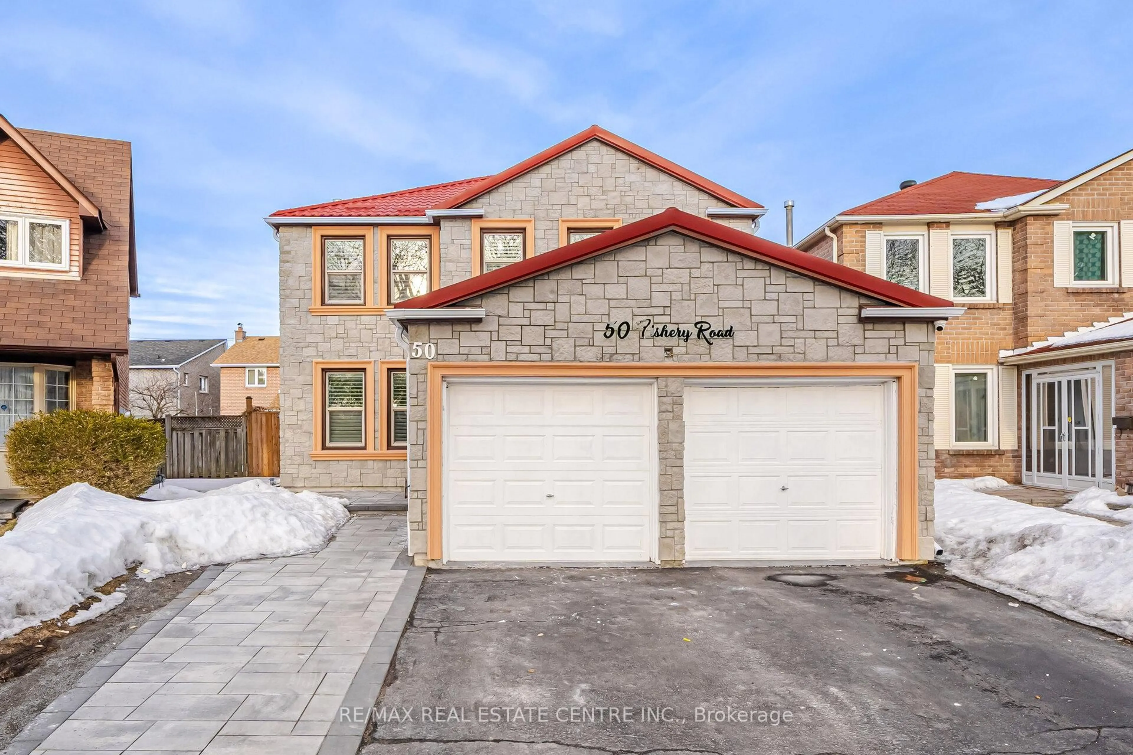 Home with brick exterior material, street for 50 Fishery Rd, Toronto Ontario M1C 3R7