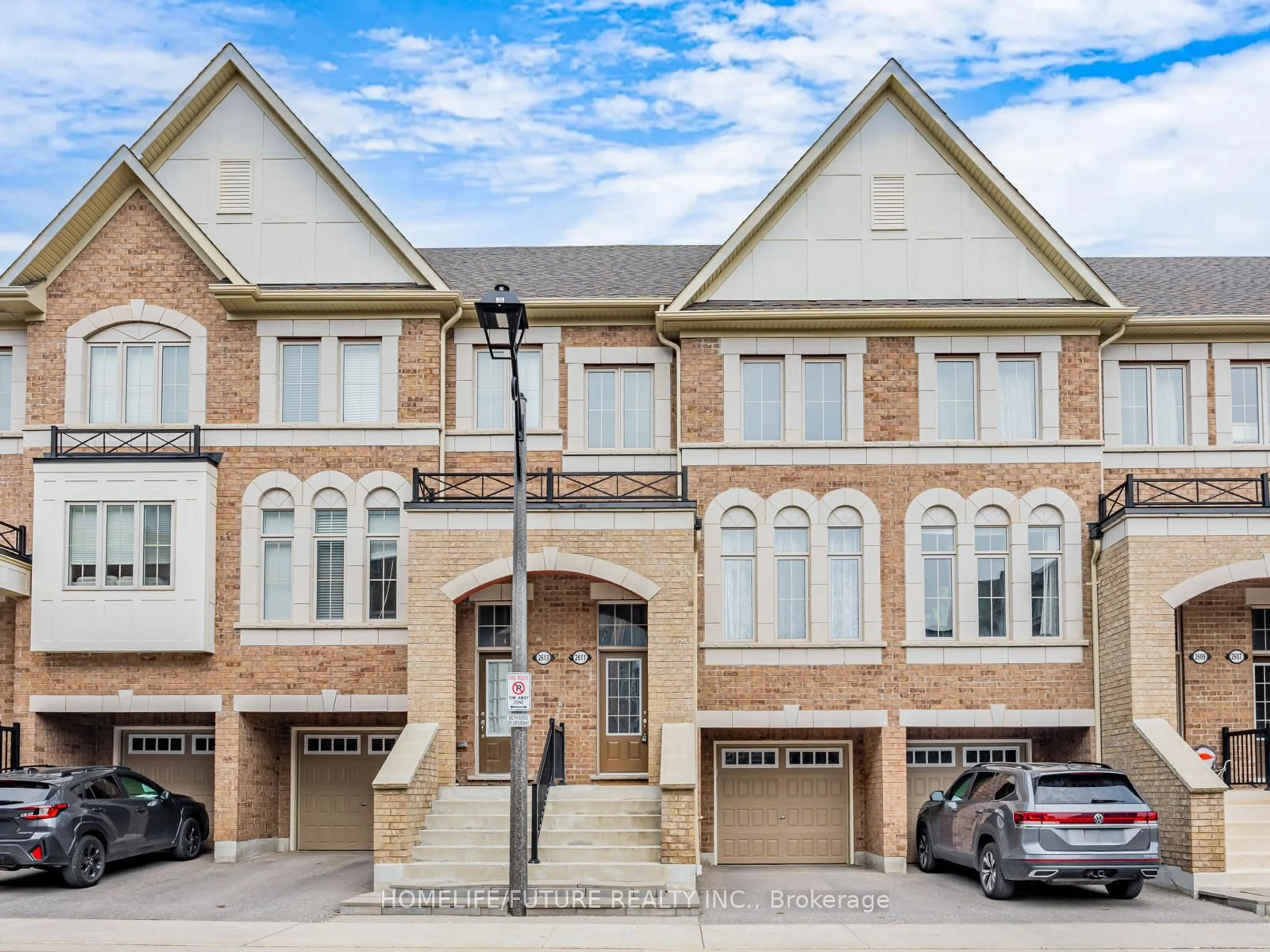 Home with brick exterior material, street for 2611 Deputy Minister Path, Oshawa Ontario L1L 0M7