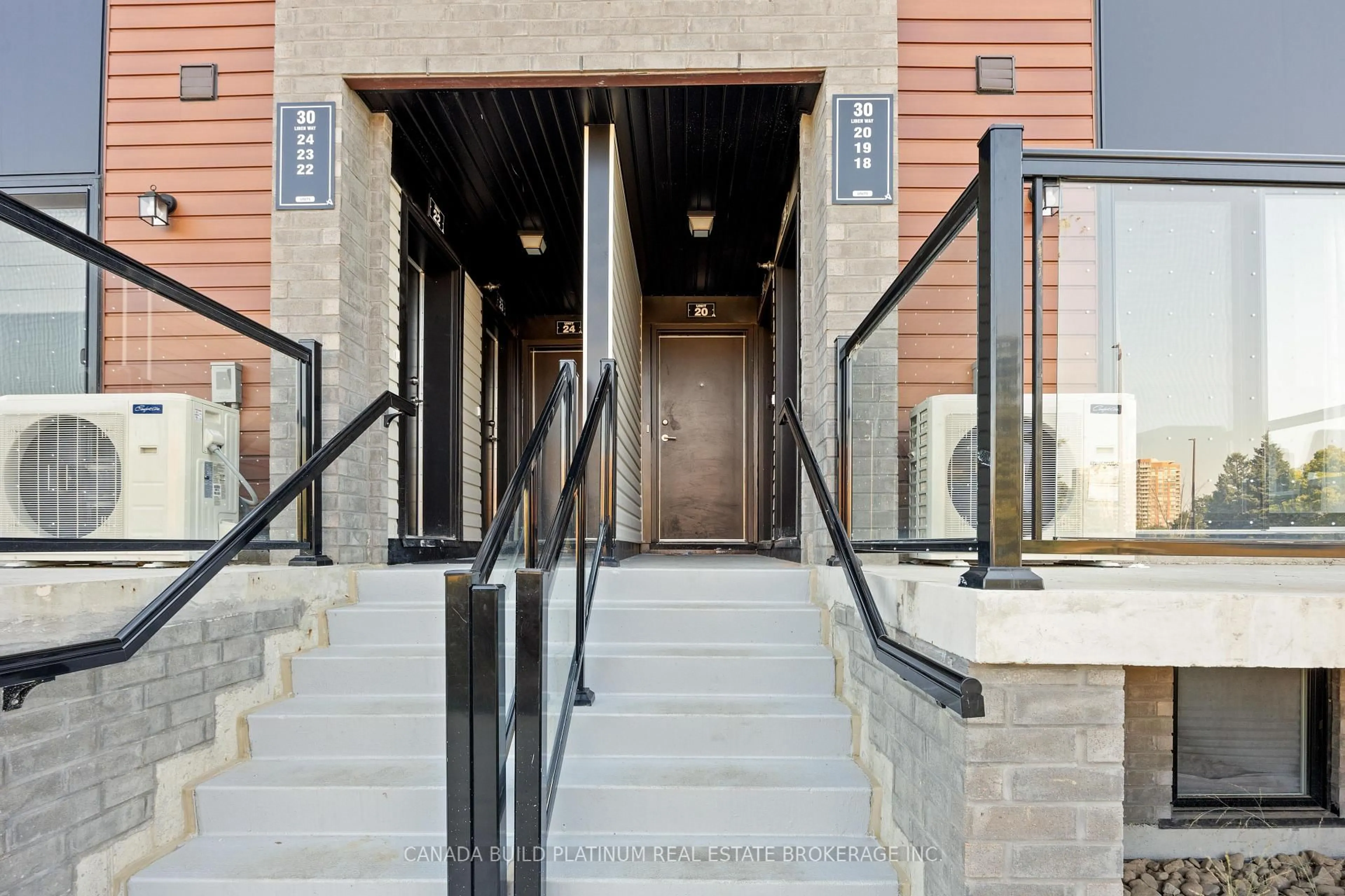 Indoor foyer for 30 Liben Way #18, Toronto Ontario M1J 3Z4