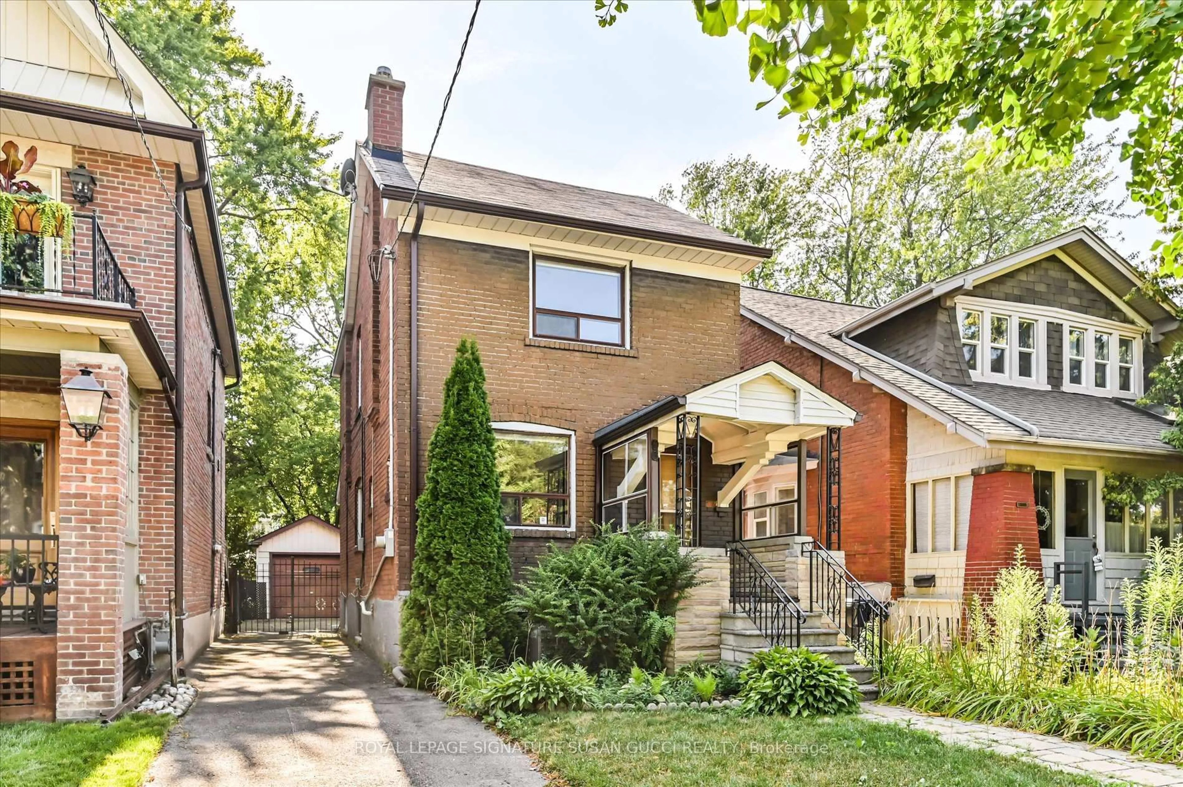 Home with brick exterior material, street for 96 Woodycrest Ave, Toronto Ontario M4J 3A9