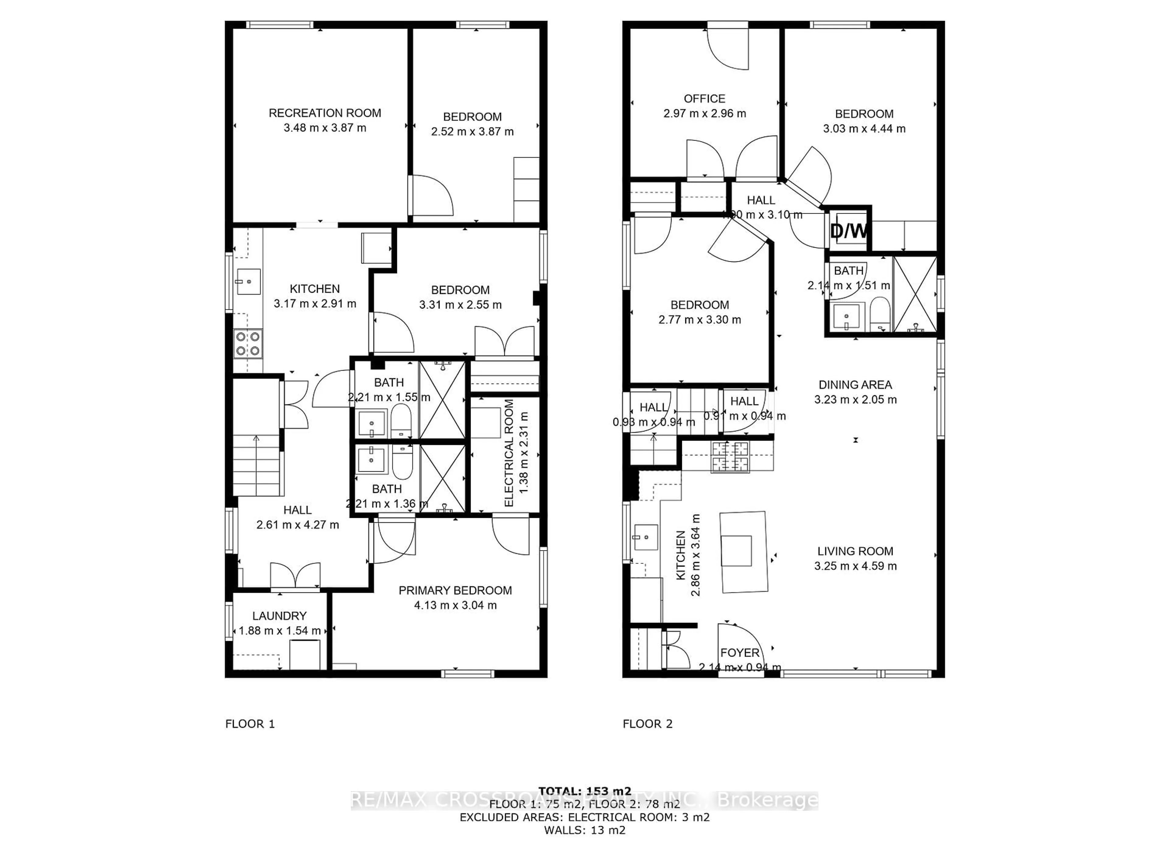 Floor plan for 21 Karnwood Dr, Toronto Ontario M1L 2Z4
