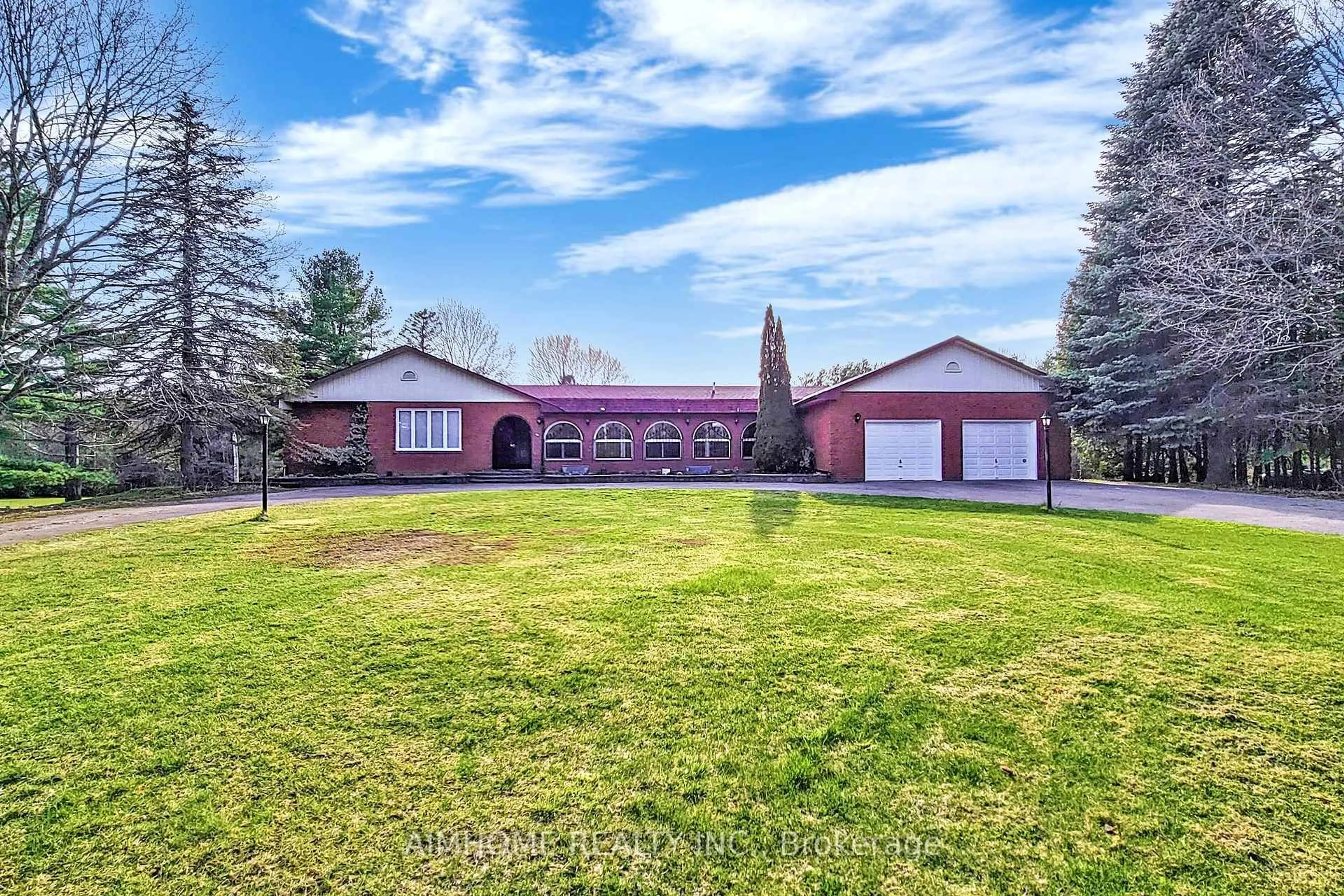 A pic from outside/outdoor area/front of a property/back of a property/a pic from drone, street for 6050 Cedar Park Rd, Clarington Ontario L1C 0W6