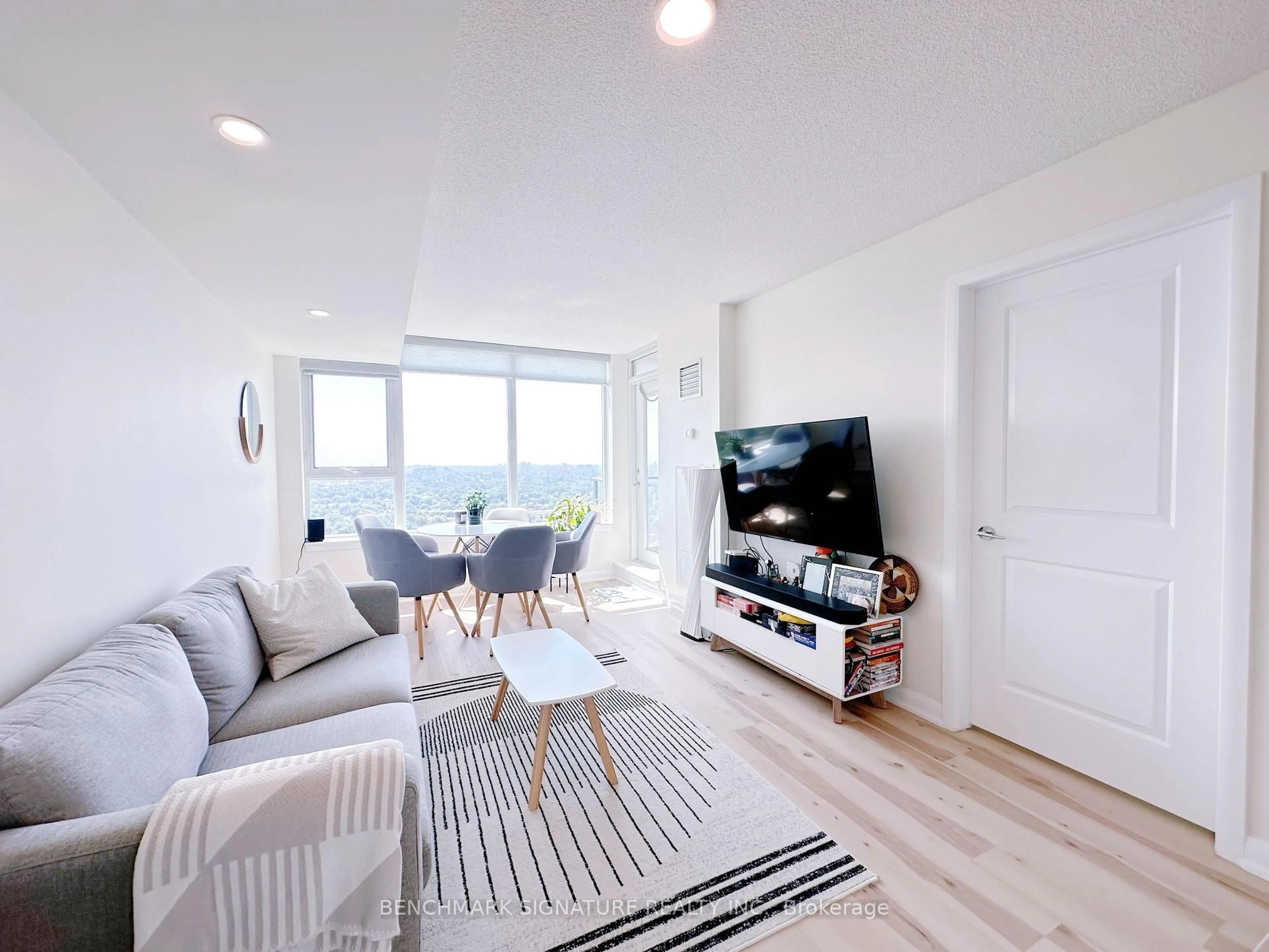 Living room with furniture, unknown for 190 Borough Dr #3007, Toronto Ontario M1P 0B6