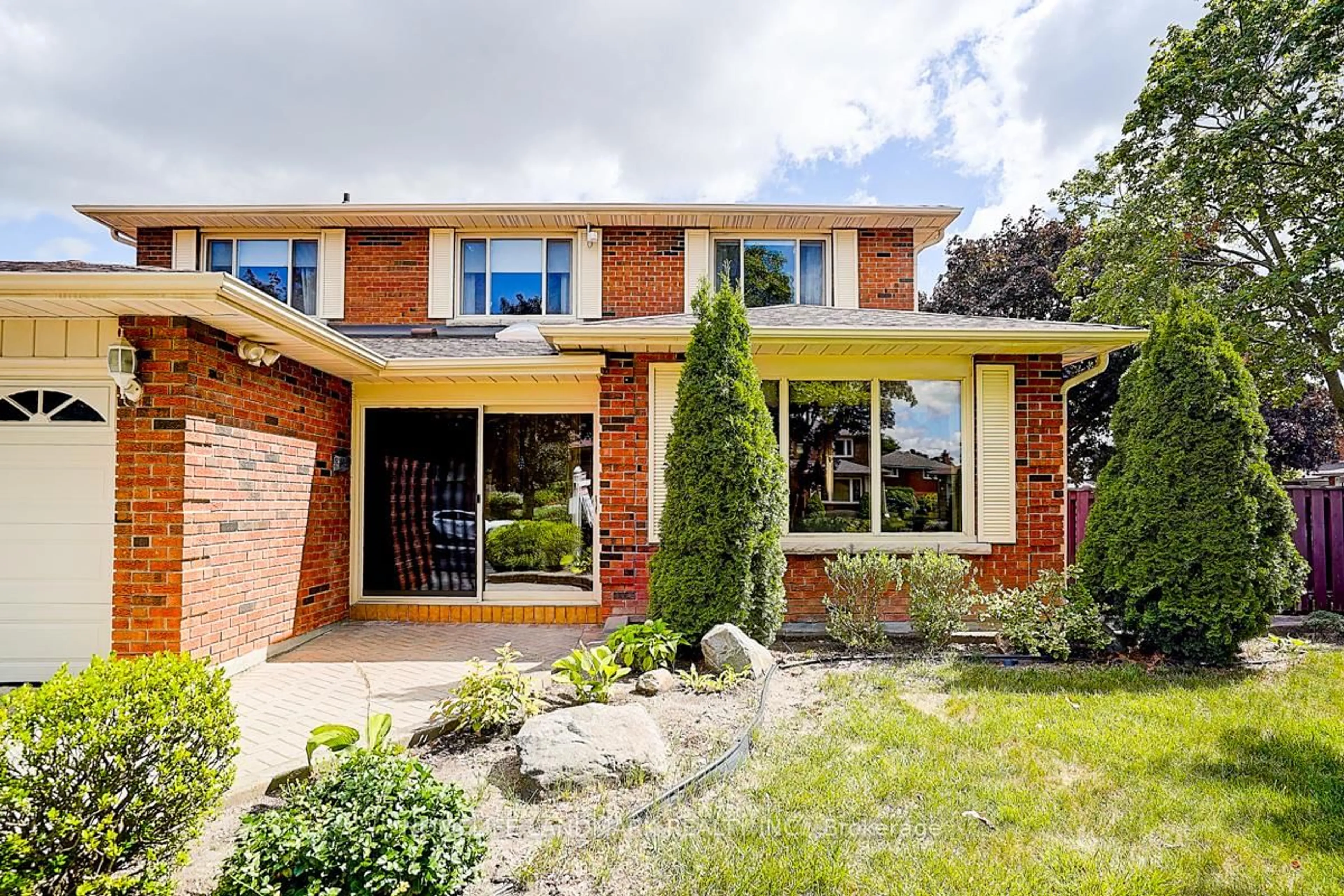 Home with brick exterior material, street for 61 Ellenhall Sq, Toronto Ontario M1W 3B1