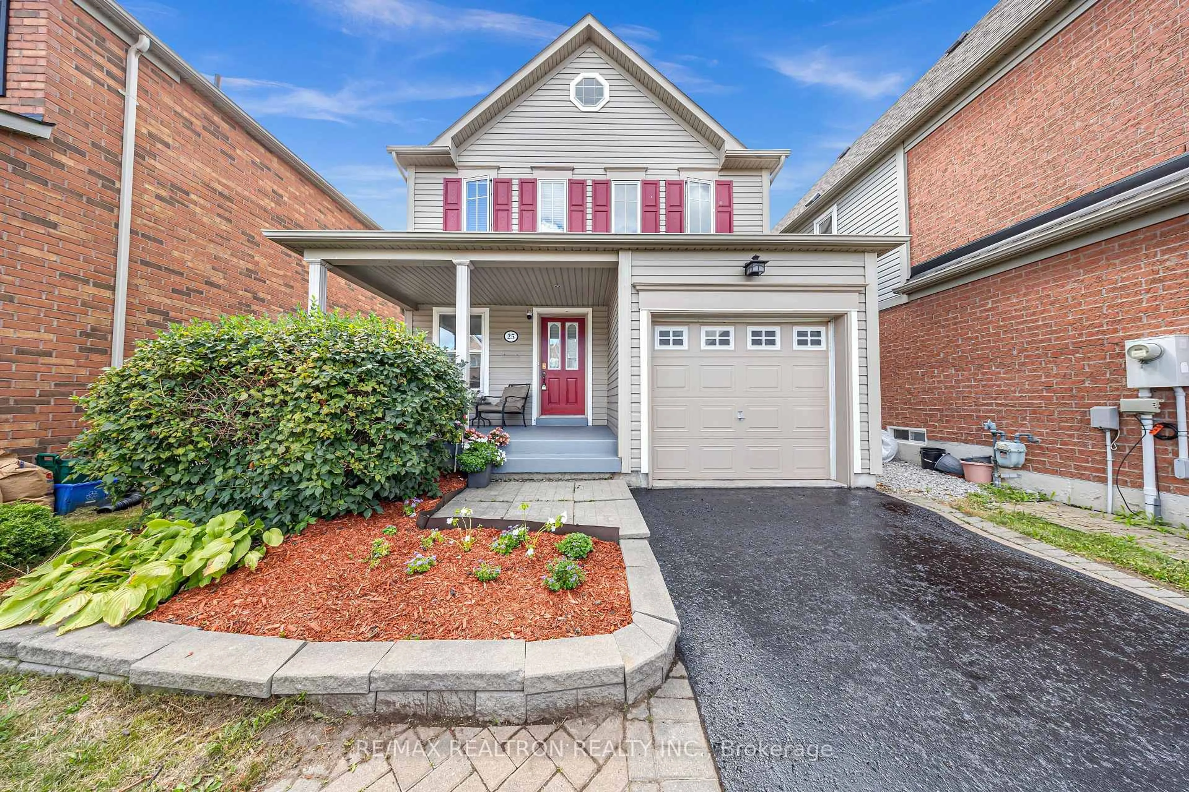 Home with brick exterior material, street for 25 Cranston Ave, Ajax Ontario L1Z 2B5