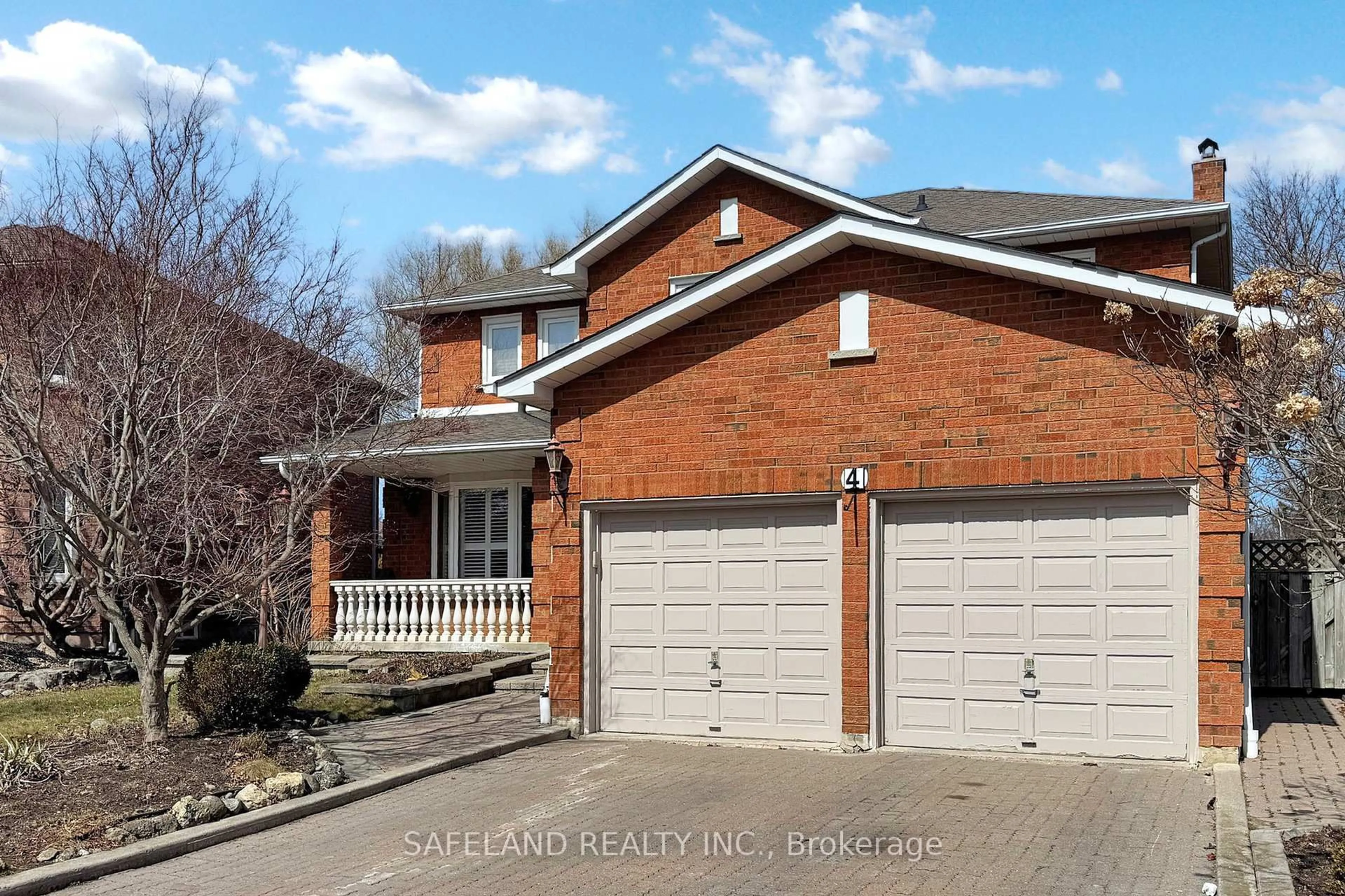 Home with brick exterior material, street for 4 Intrepid Dr, Whitby Ontario L1N 8R7