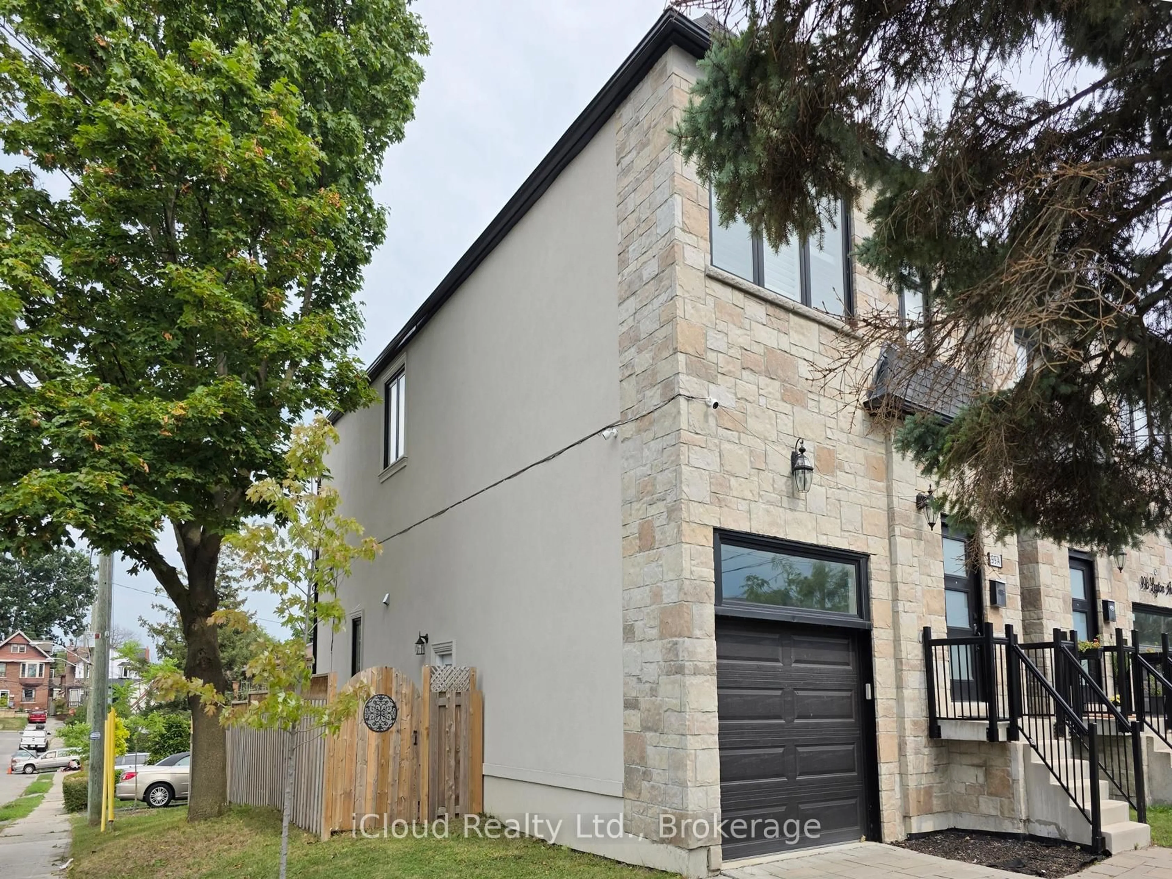 Home with brick exterior material, street for 99A Leyton Ave, Toronto Ontario M1L 3T9