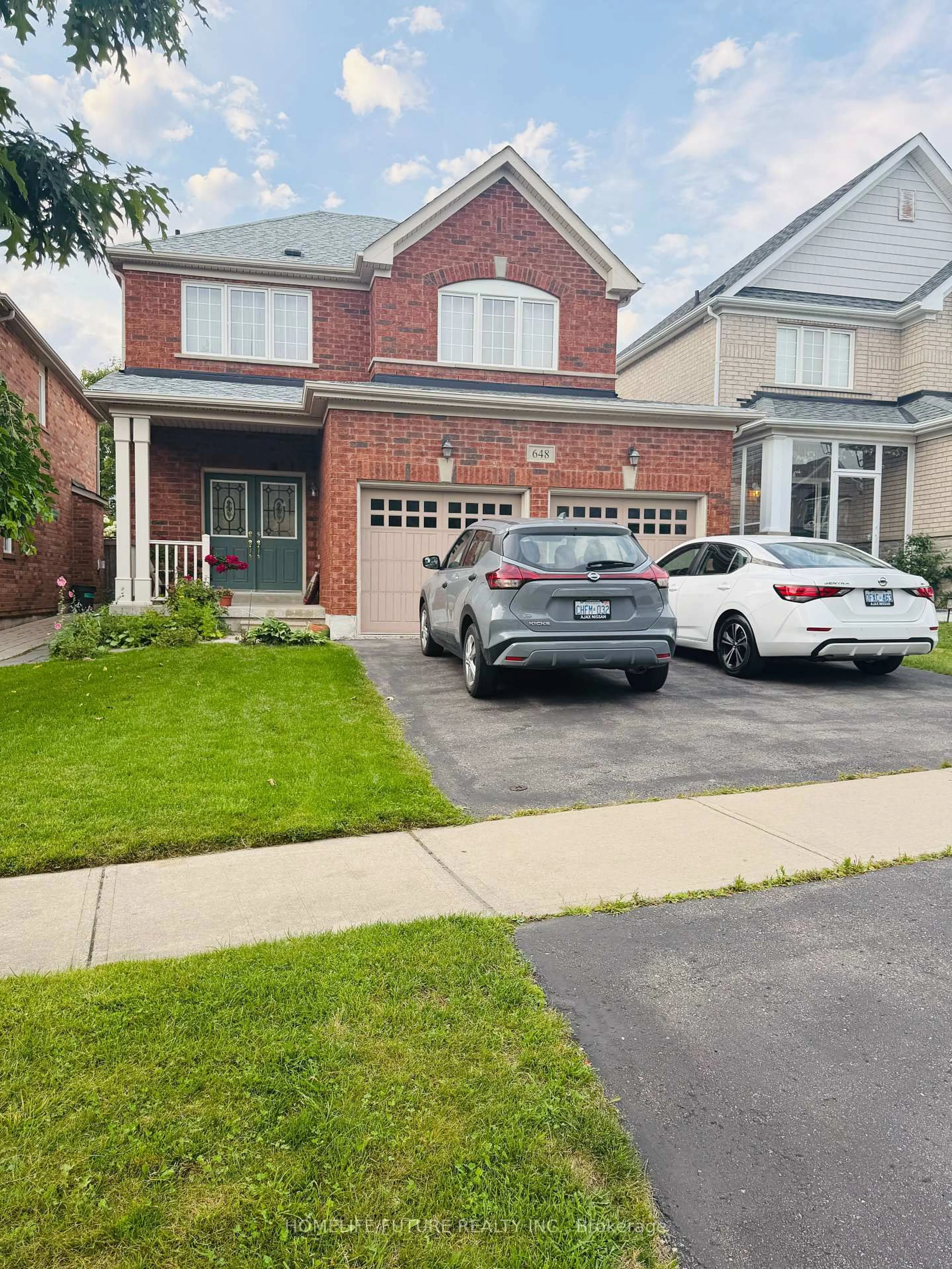 Home with brick exterior material, street for 648 Blackwood Blvd, Oshawa Ontario L1K 0G7
