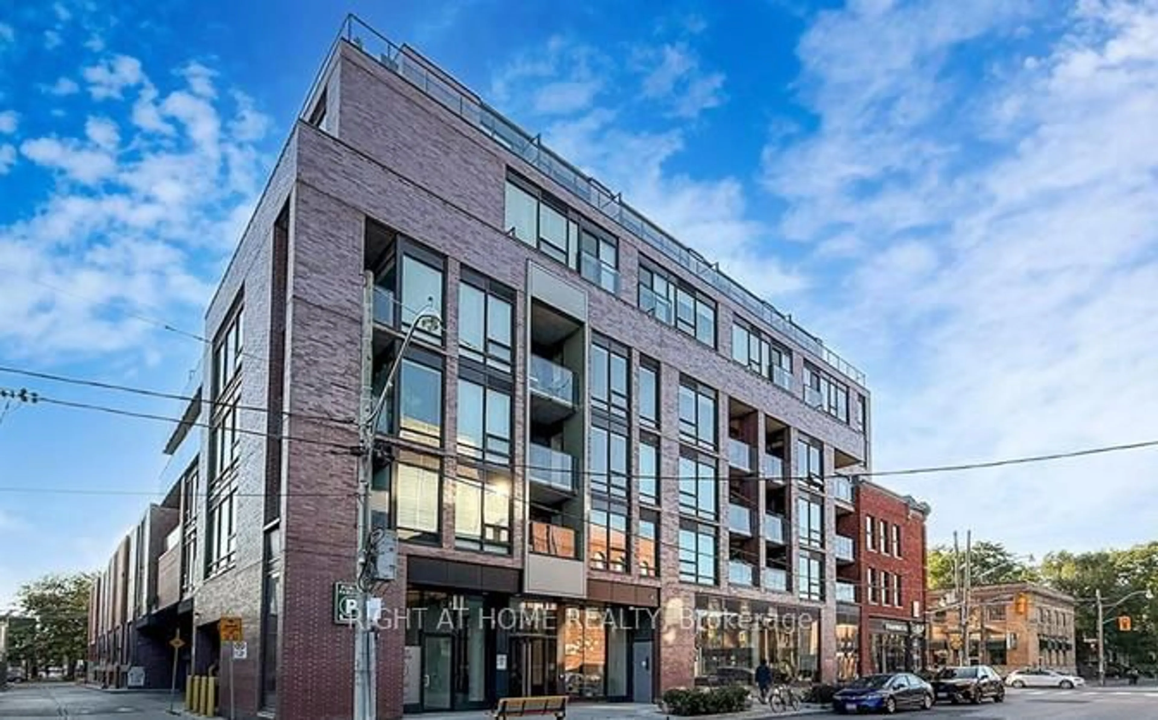 Home with brick exterior material, building for 246 Logan Ave #206, Toronto Ontario M4M 0E9