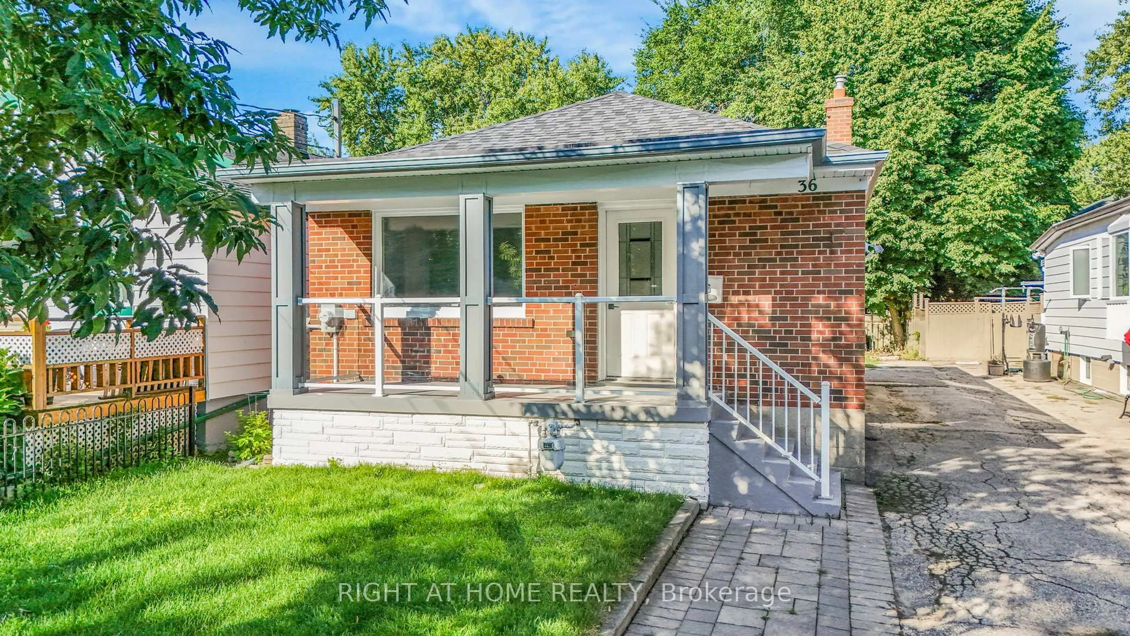 Home with brick exterior material, street for 36 Vanbrugh Ave, Toronto Ontario M1N 3S9