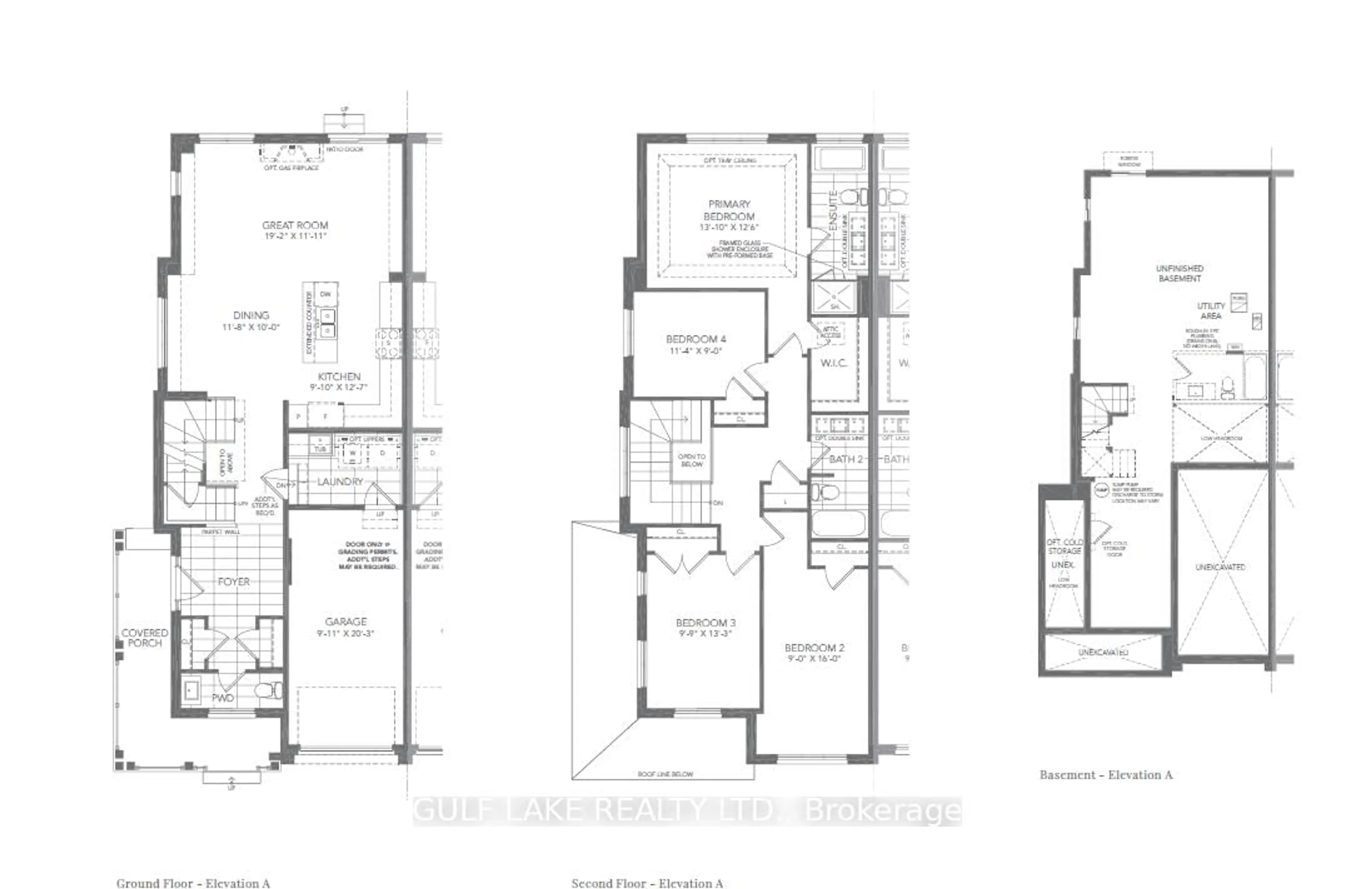 Floor plan for 80 Bridgeland Dr, Whitby Ontario L1P 0R3