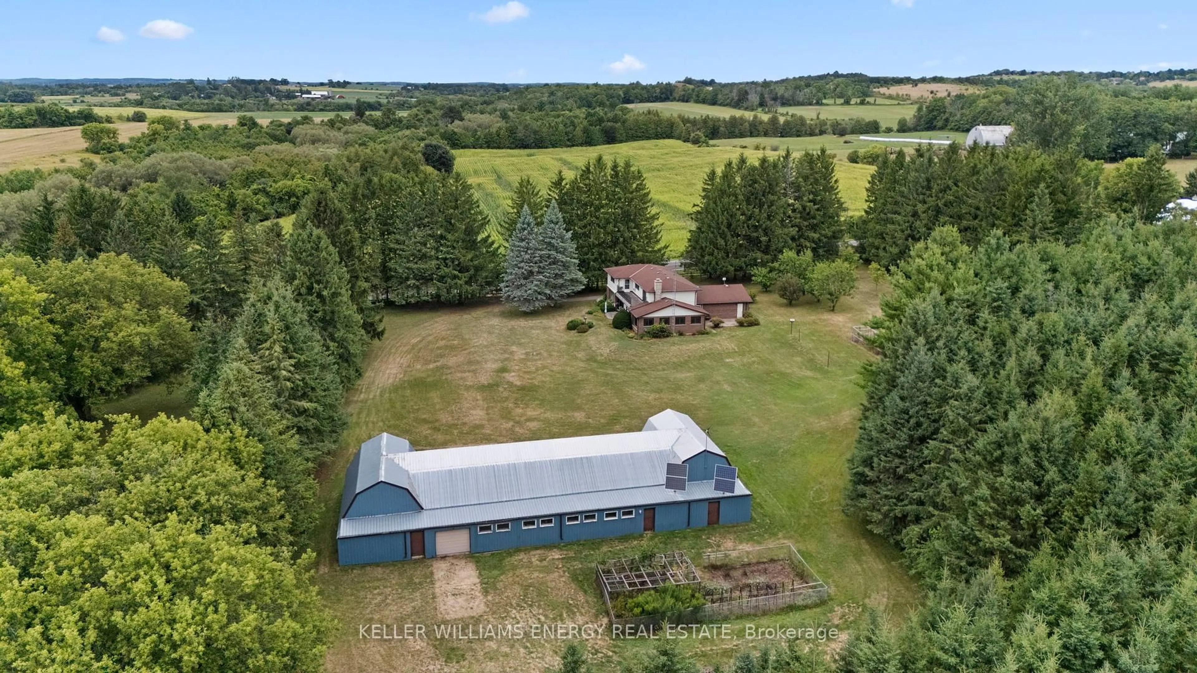 A pic from outside/outdoor area/front of a property/back of a property/a pic from drone, unknown for 3749 Concession 5 Rd, Clarington Ontario L0B 1M0