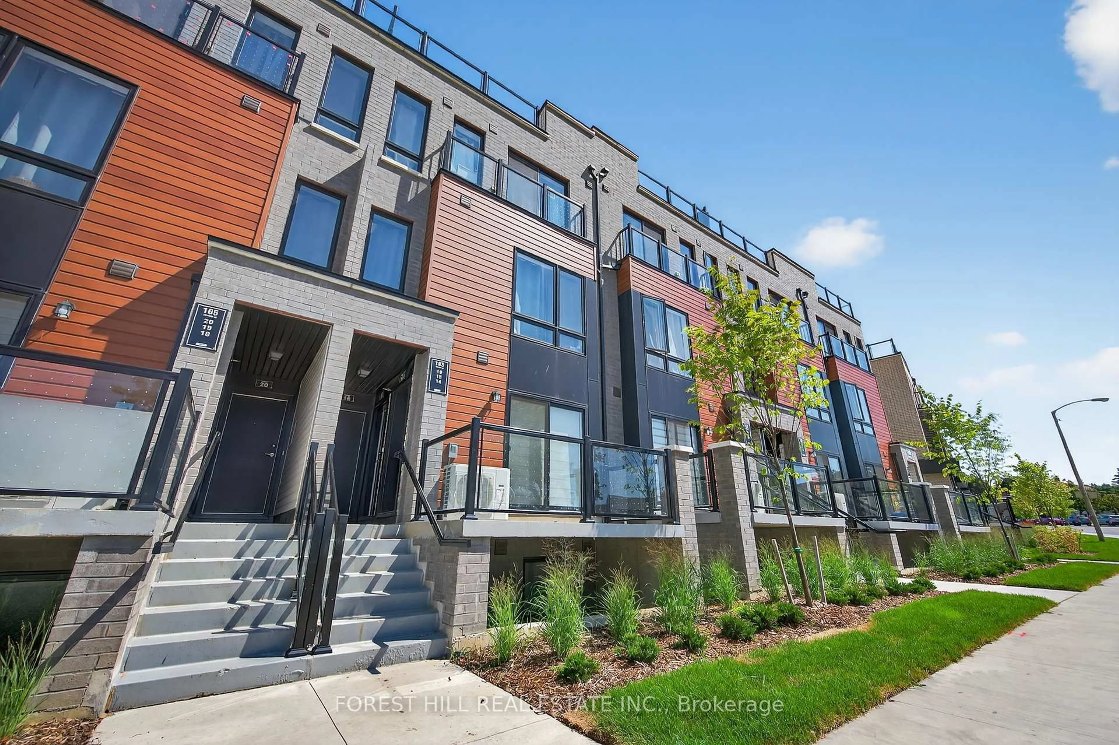Home with brick exterior material, street for 165 Tapscott Rd #16, Toronto Ontario M1B 0E8