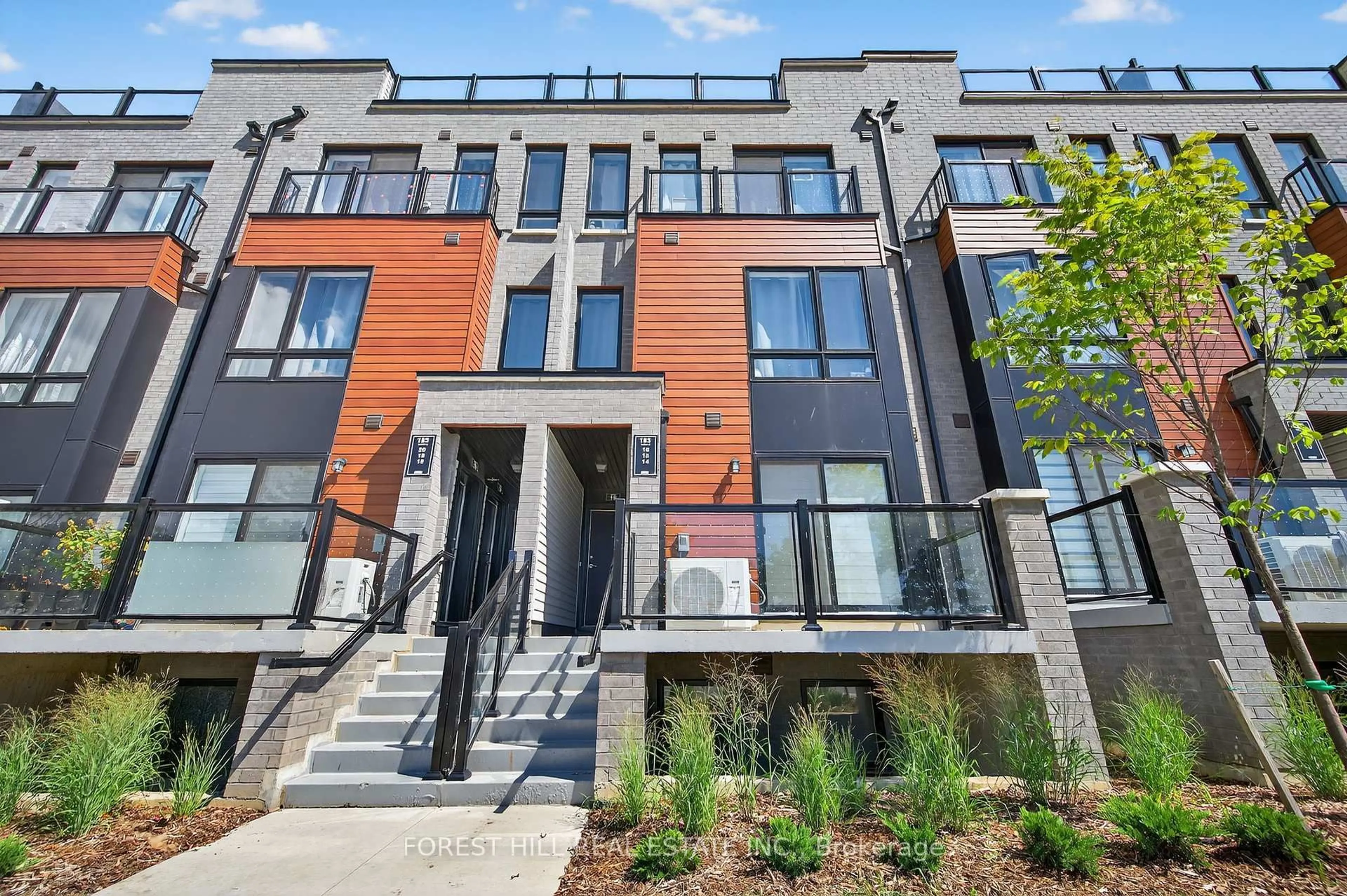 Home with brick exterior material, street for 165 Tapscott Rd #16, Toronto Ontario M1B 0E8