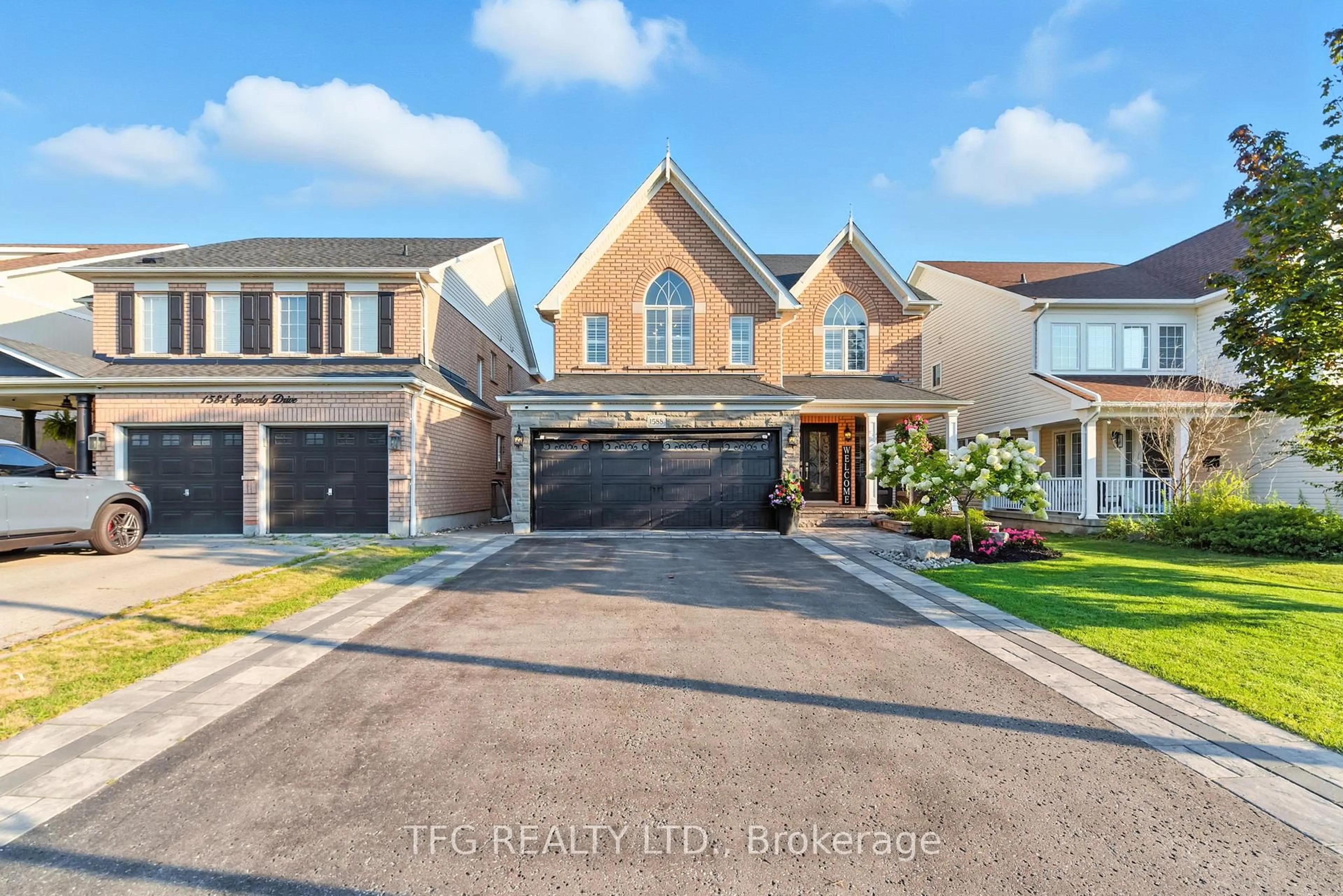Home with brick exterior material, street for 1588 Spencely Dr, Oshawa Ontario L1K 0B3