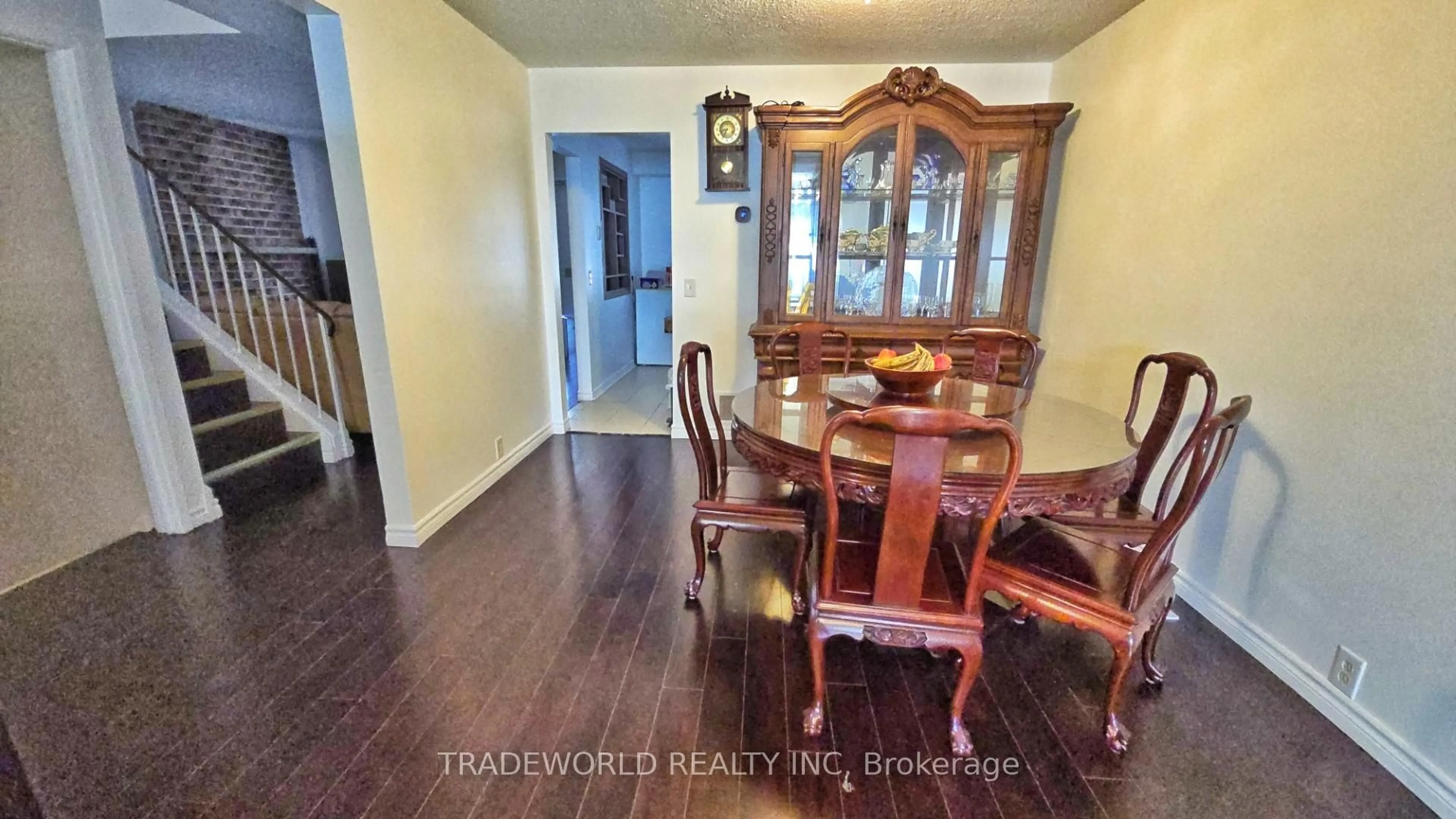 Dining room, wood/laminate floor for 24 Keon Pl, Toronto Ontario M1B 3C9