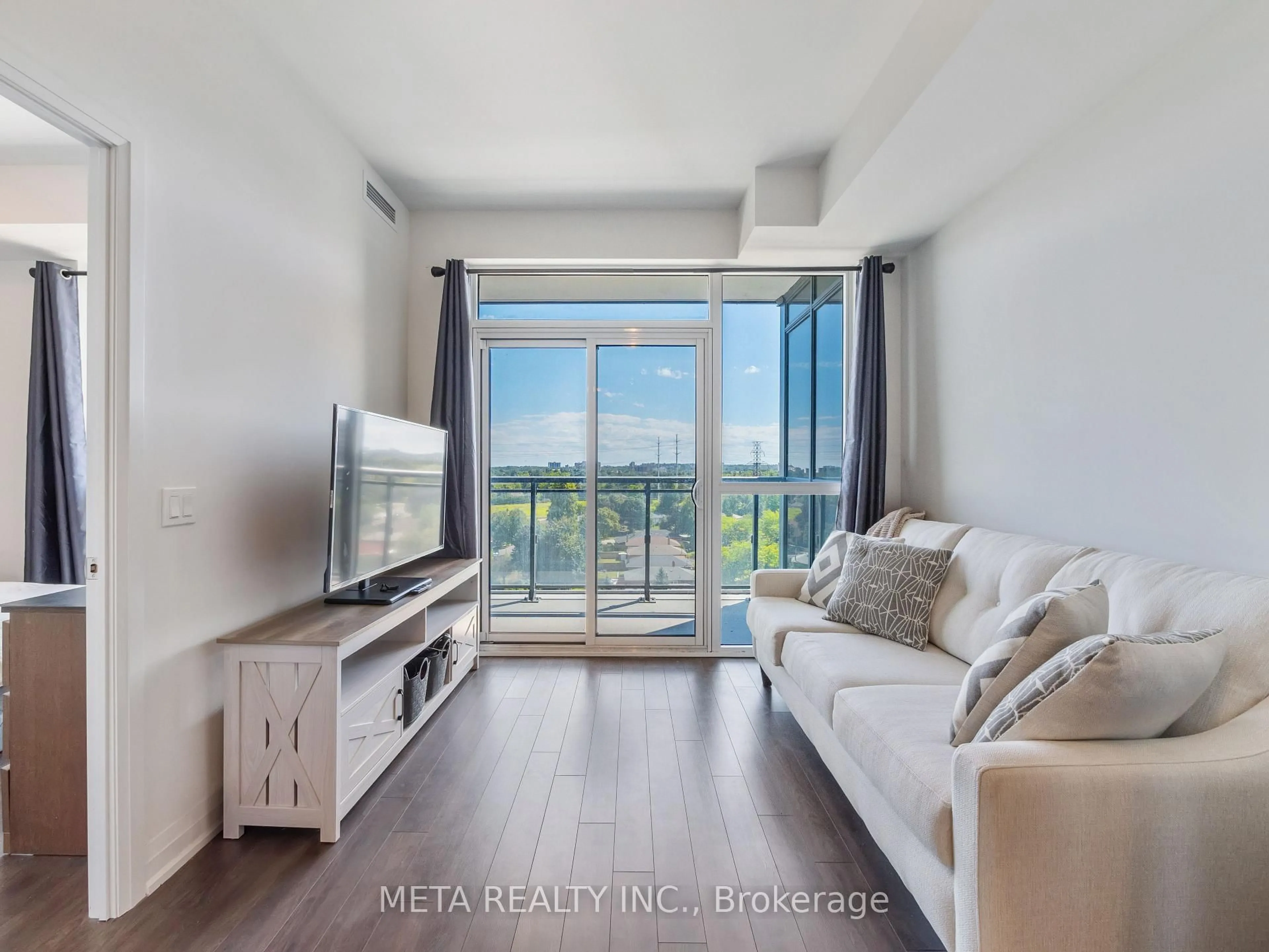 Living room with furniture, unknown for 10 Meadowglen Pl #908, Toronto Ontario M1G 0A8