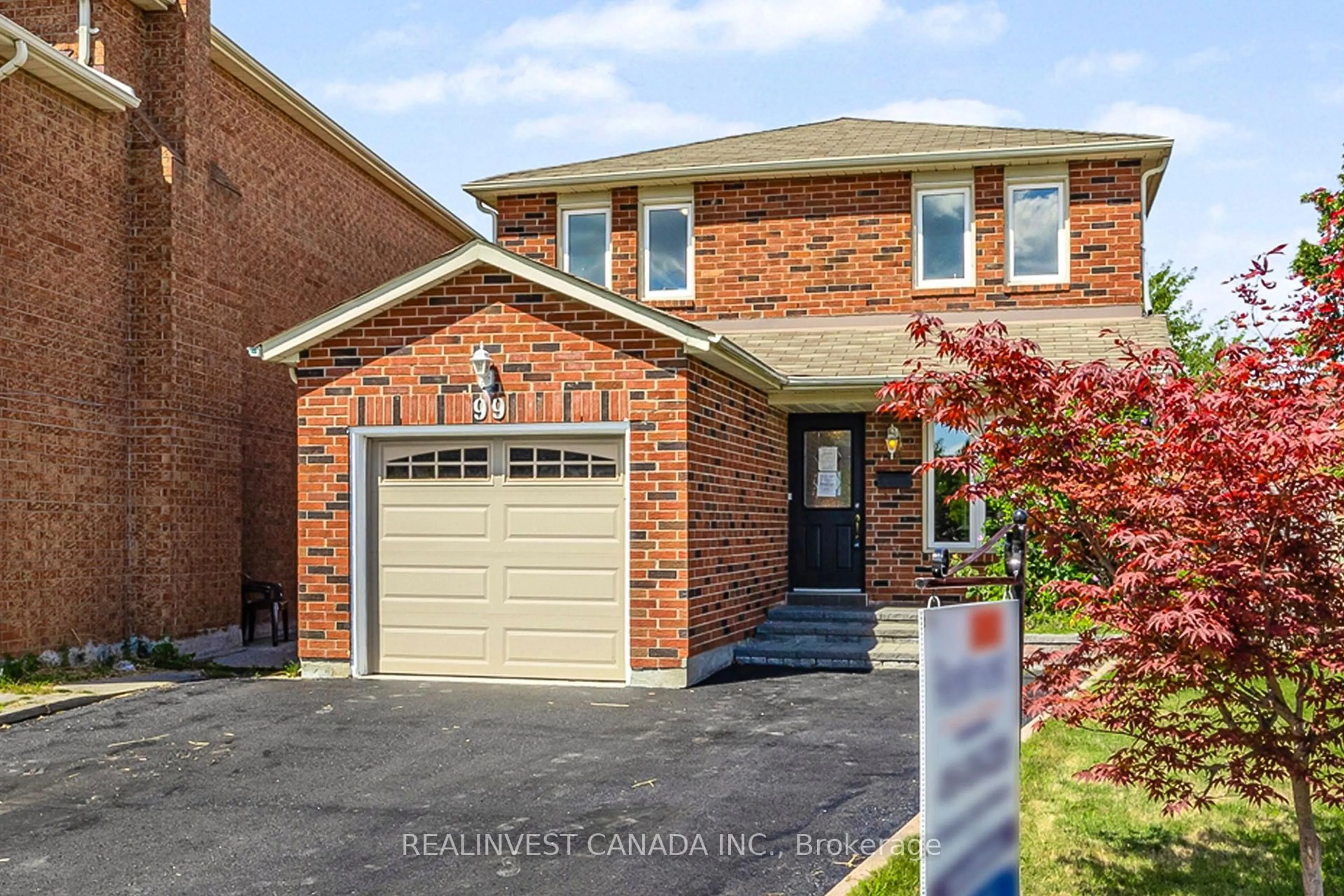 Home with brick exterior material, street for 99 Carisbrooke Sq, Toronto Ontario M1B 4M3