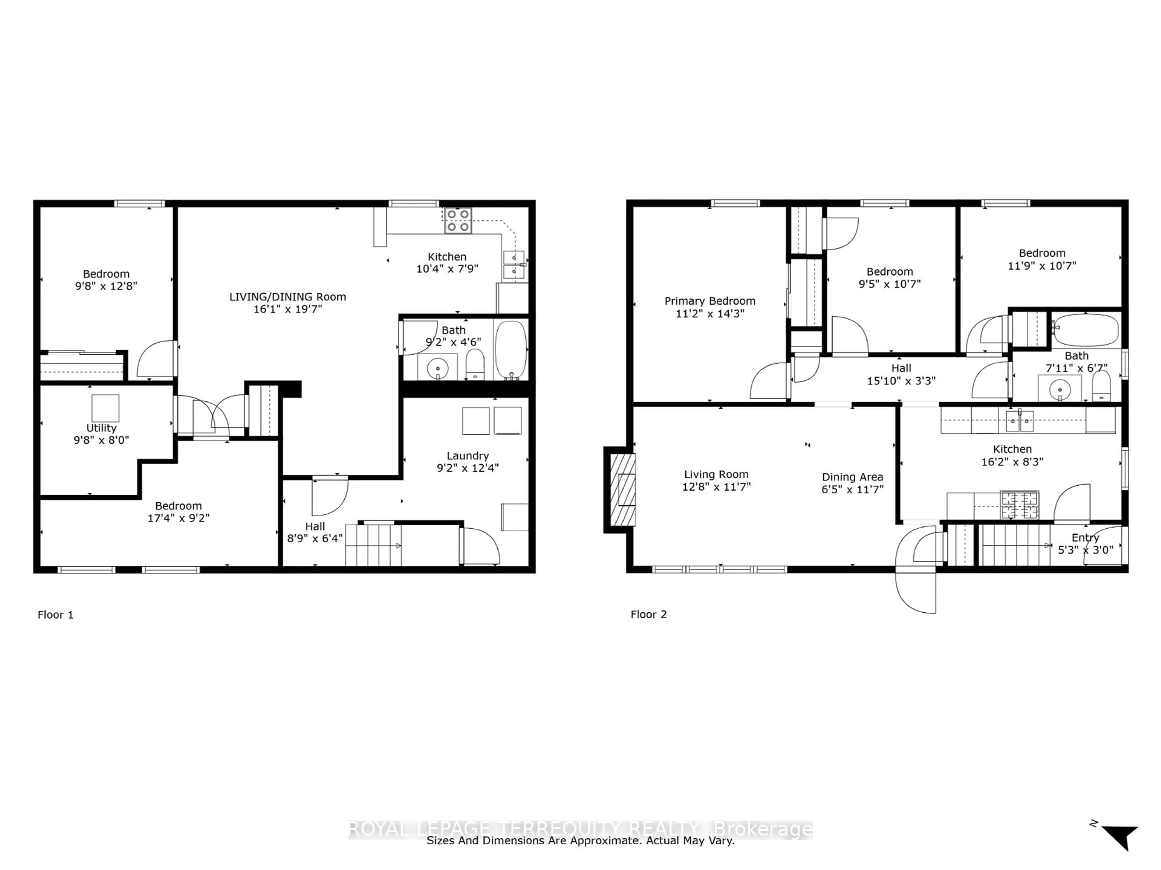 Floor plan for 329 Cochrane St, Whitby Ontario L1N 5J4