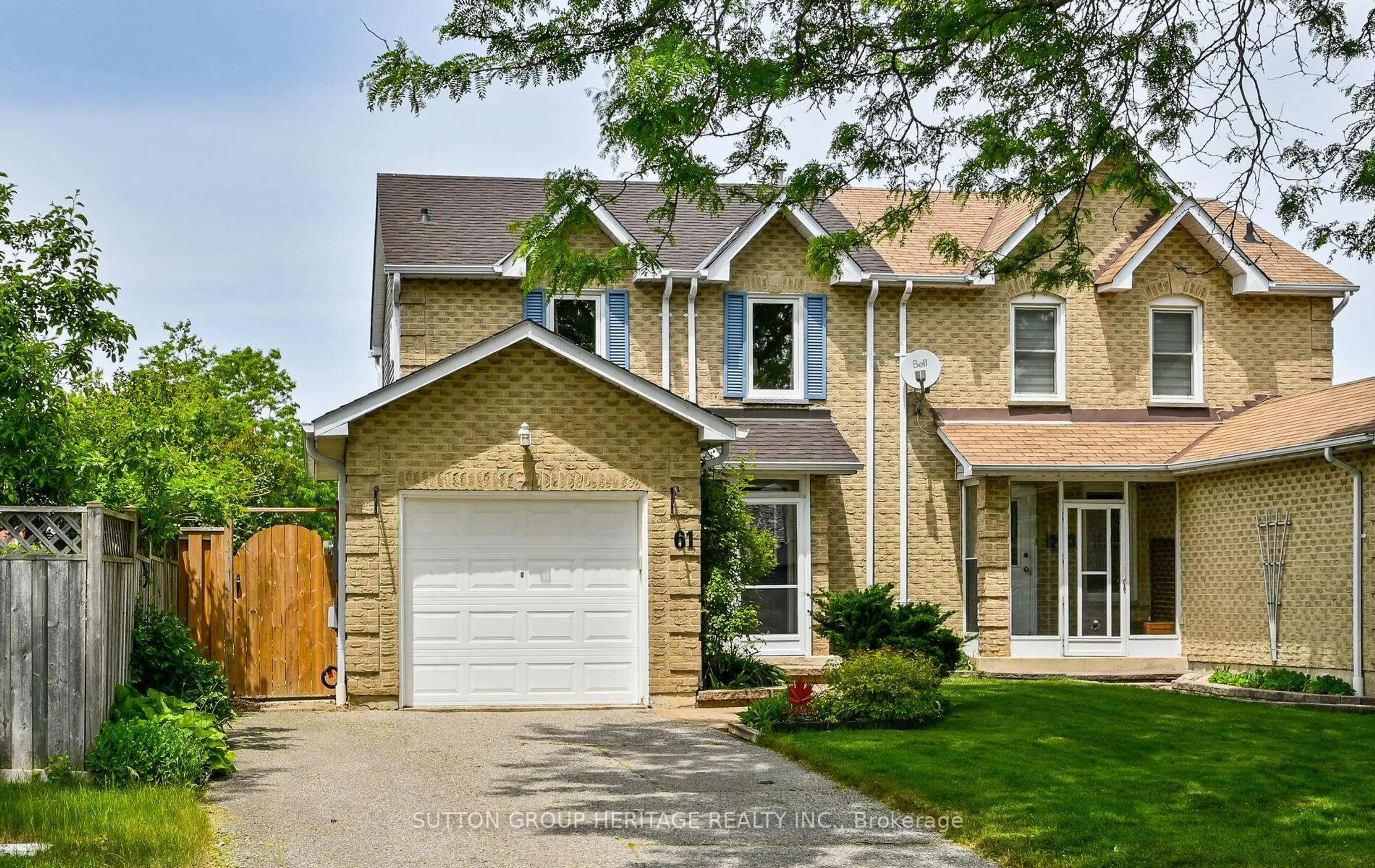Home with brick exterior material, street for 61 Kipling Cres, Ajax Ontario L1S 5A3